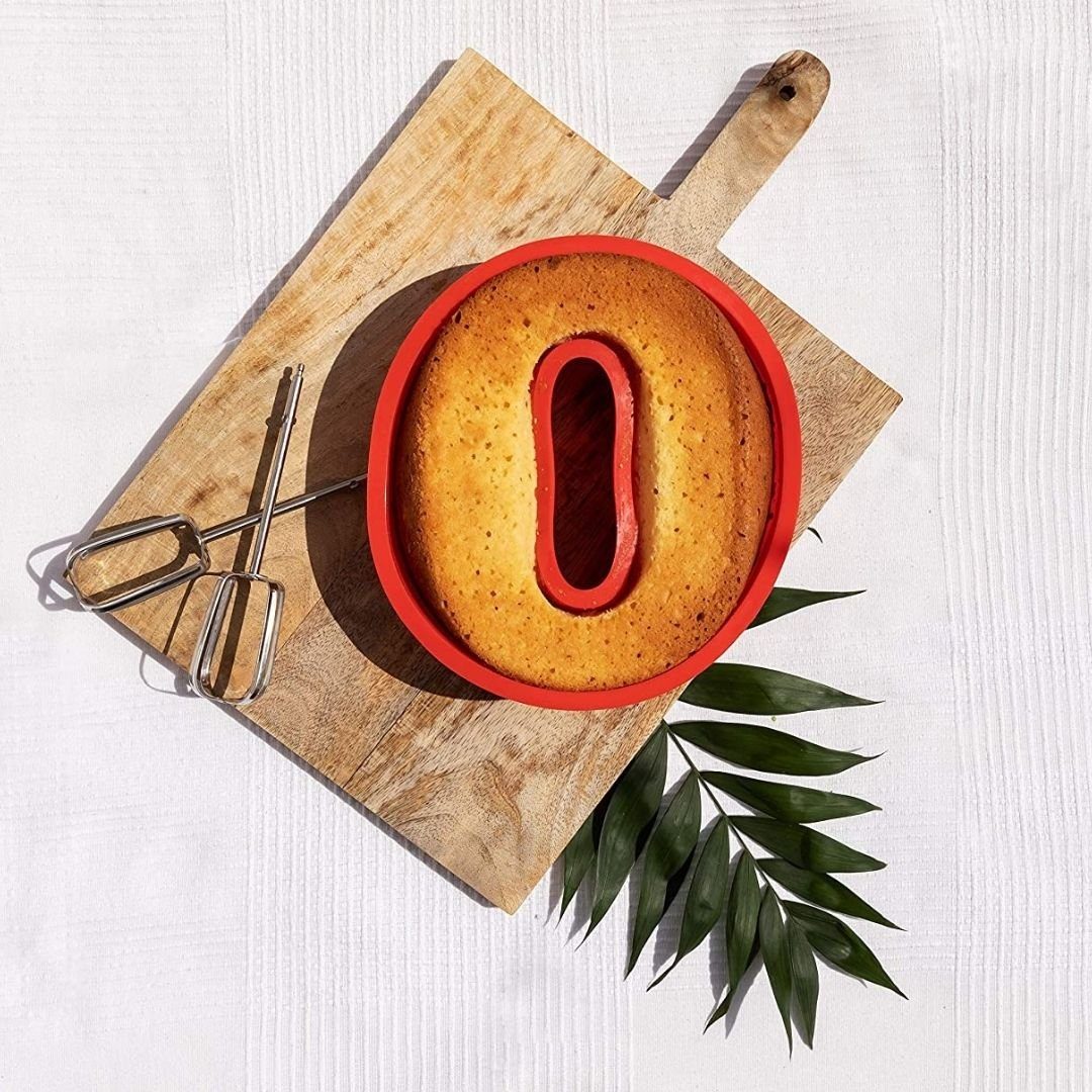 BakeNCount Backform BakeNCount Kuchen Backformen-Set Zahlen, extra Groß, aus Silikon