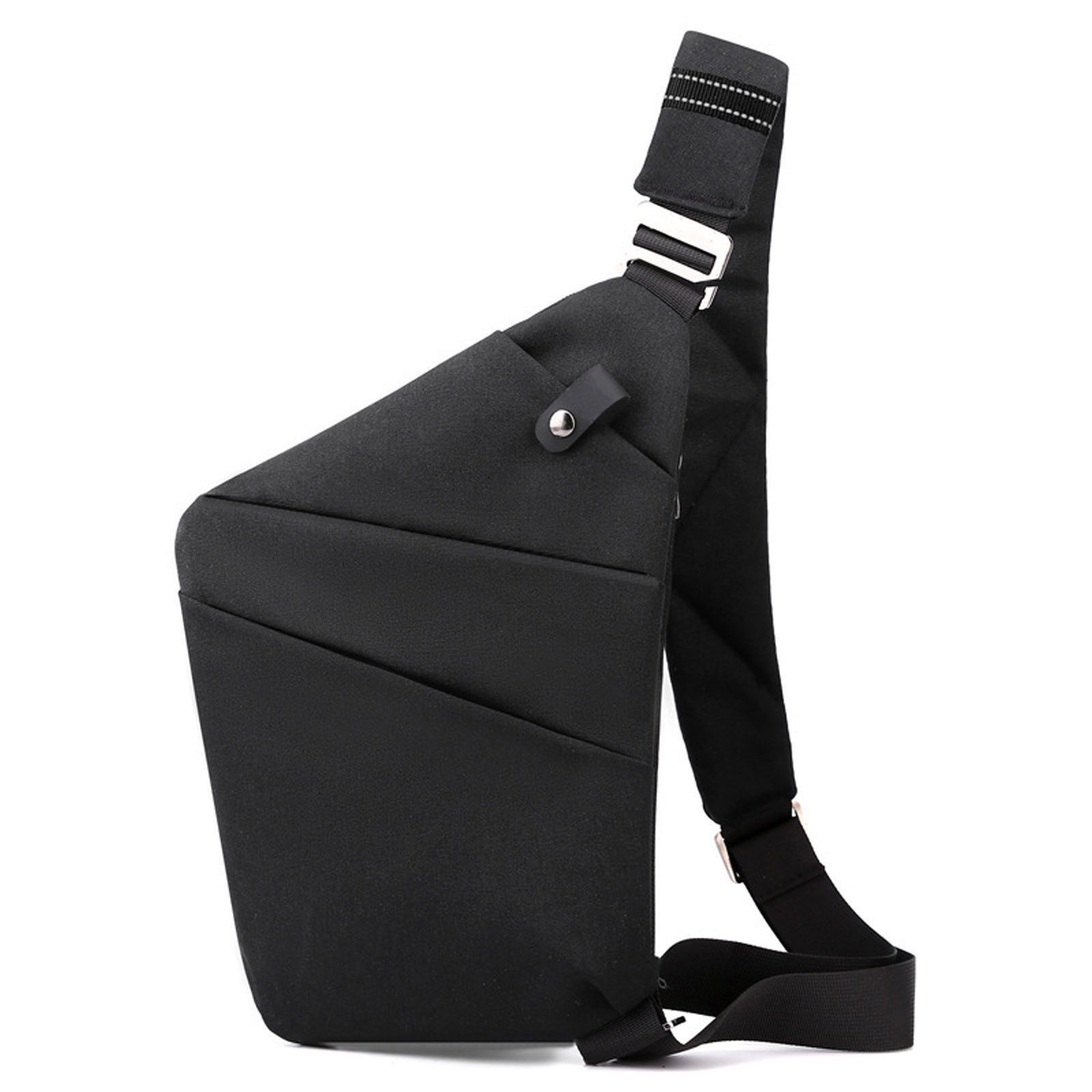 Kleine Damen-Umhängetasche Aus PU-Leder – Brusttasche, Verstellbar, Für Reisen & Sport