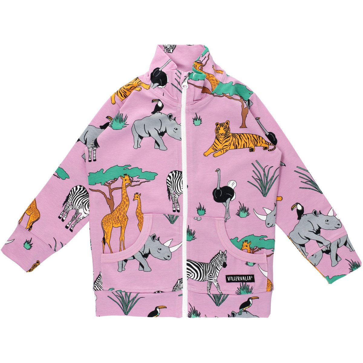 Villervalla Collegejacke Safari Unisex Kinder (1-St) Blouson, Blousonjacke, Übergangsjacke, Sweatjacke, Bomberjacke