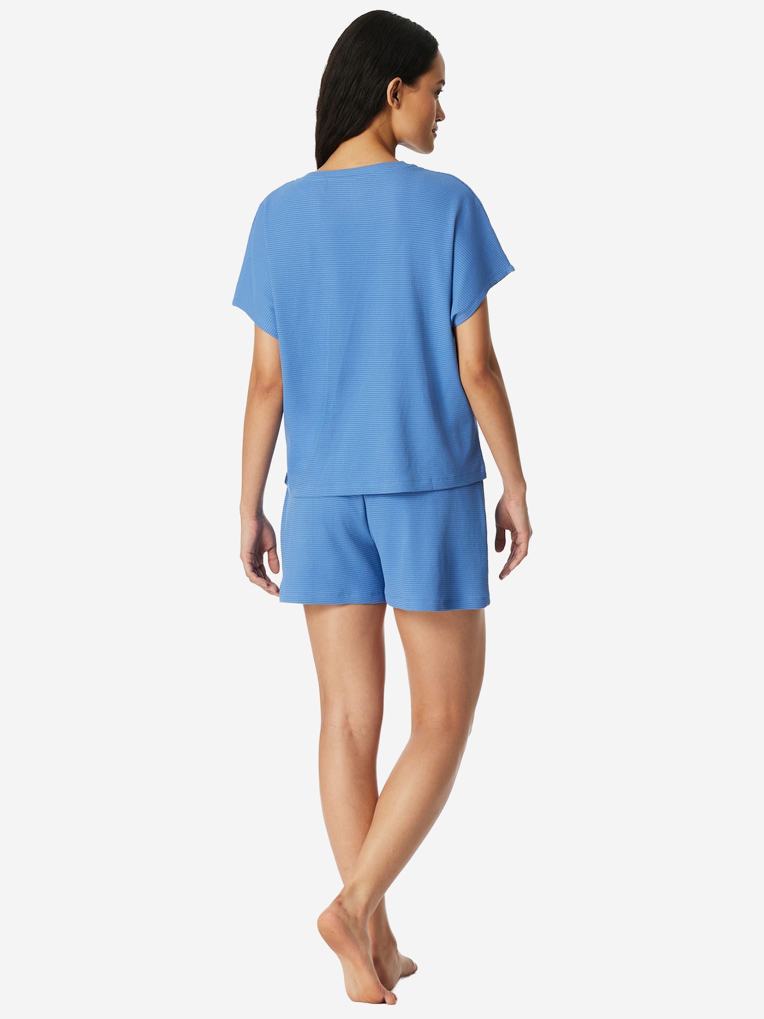 Schiesser Pyjama Casual Feel (2 tlg) Schlafanzug, Pyjama Set, Nachtwäsche