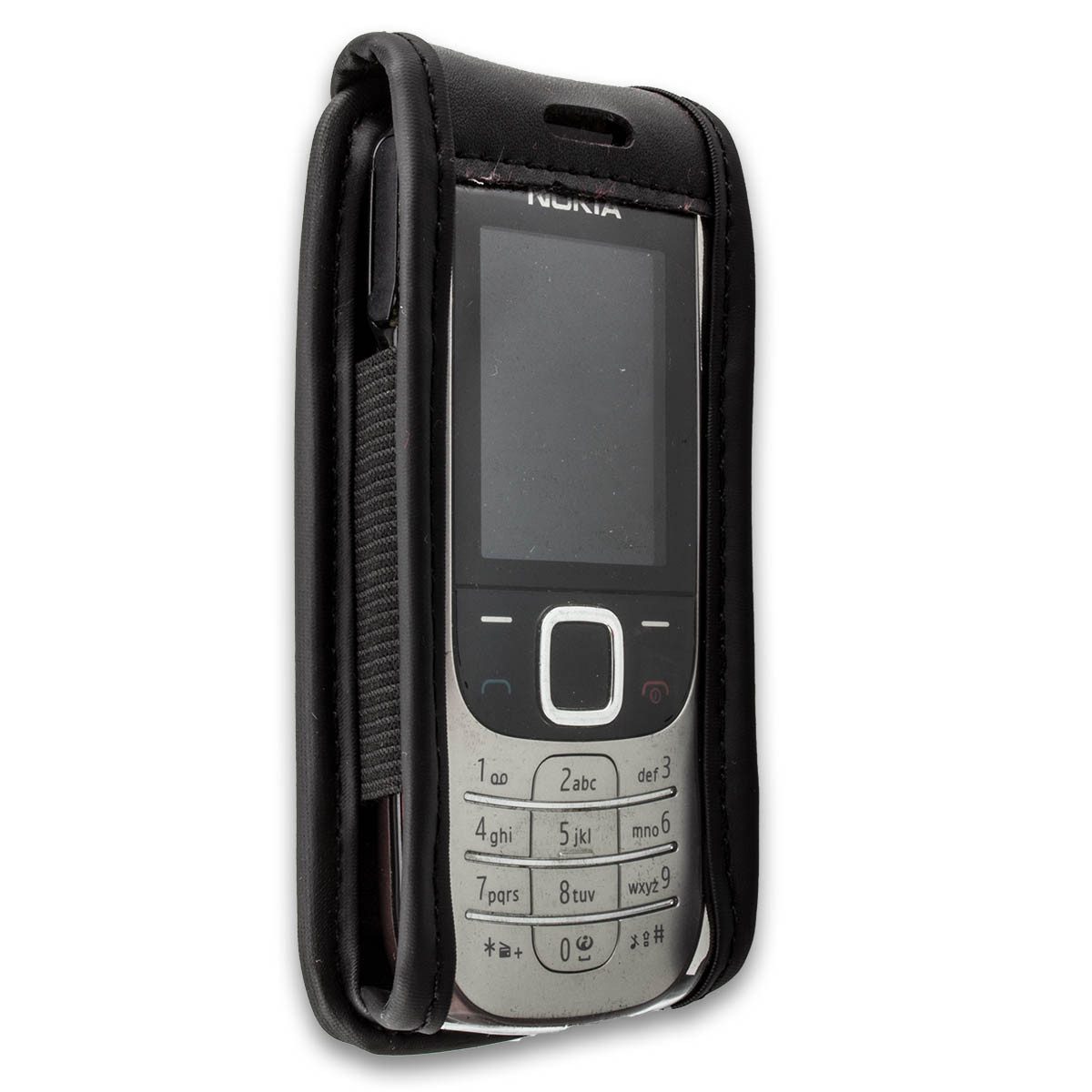 caseroxx Handytasche caseroxx Handytasche mit Gürtelclip für Nokia 2323 und, schwarz (Einzelartikel, 1-tlg., Ledertasche mit Gürtelclip)