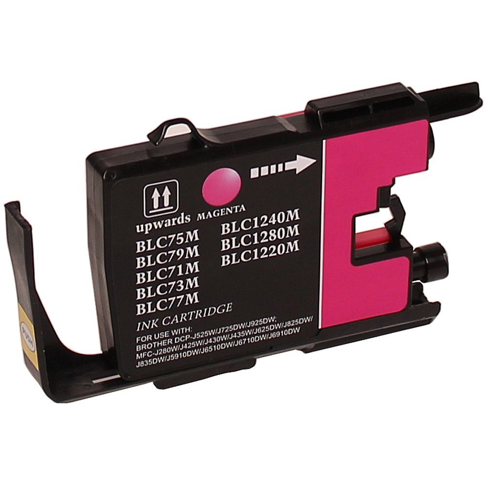 ABC Tintenpatrone (Kompatible Druckerpatrone für Brother LC-1220M LC-1240M, MFC-J825DW MFC-J835DW MFC-J5910DW MFC-J6510DW MFC-J6710DW MFC-J6910DW)