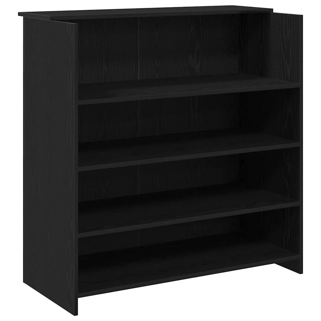 vidaXL Schreibtisch Empfangstresen Schwarze Eiche 100 x 50 x 103,5 cm Holzwerkstoff