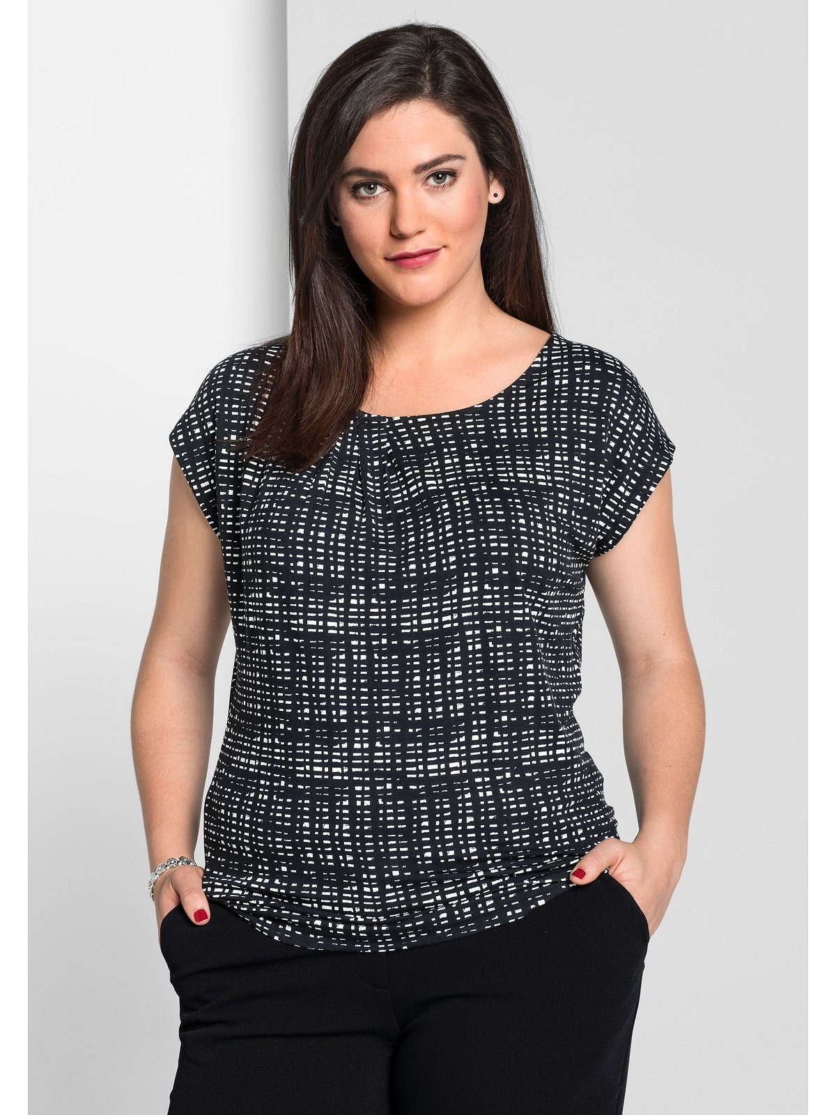 Sheego Rundhalsshirt Große Größen