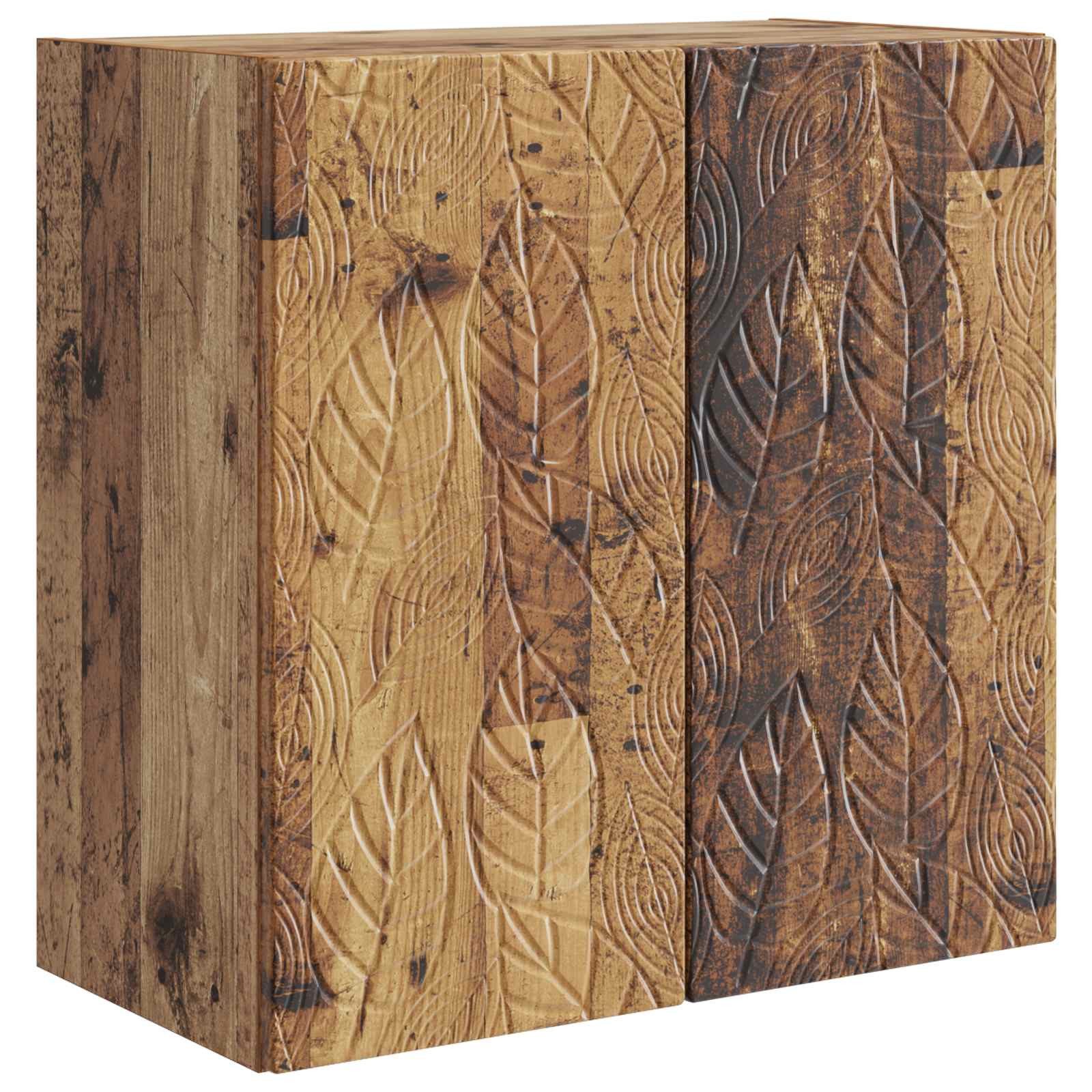 vidaXL Hängeschrank 59 x 31 x 60 cm Hängeschrank Wandschrank Altholz 59x31x60 cm Holzwerks