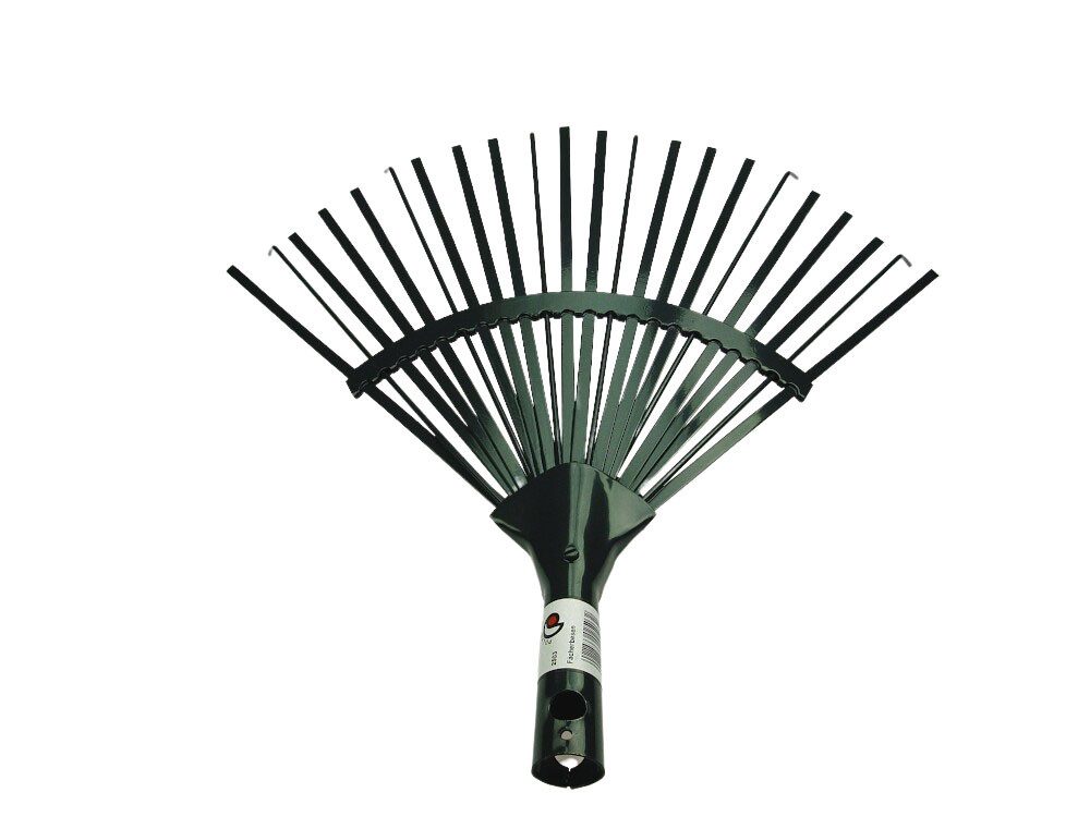 Polar Garten Laubbesen Laubharke Kombi 22 Zinken Anthrazit, 42 cm Arbeitsbreite, (St), Der Alleskönner für Ihren Garten