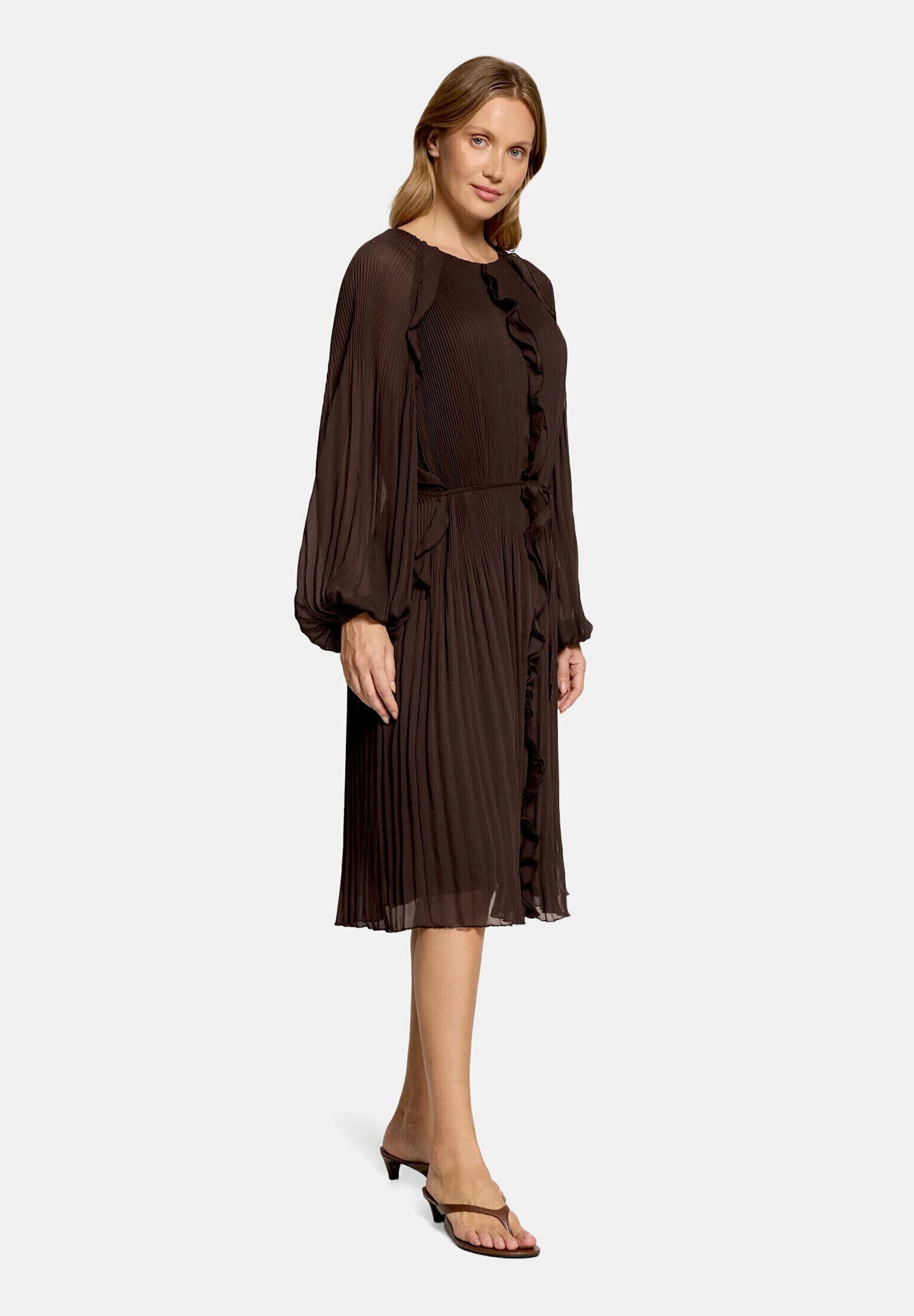 Cartoon Chiffonkleid Damen mit Rüschen