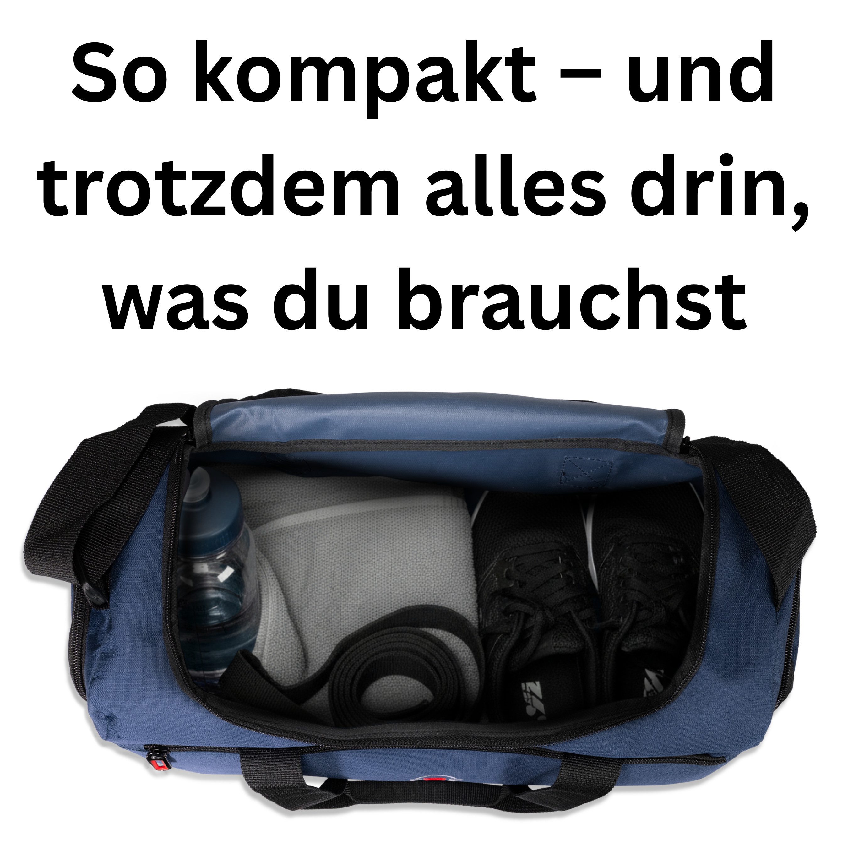 cocoono Sporttasche Sporttasche klein 18L – kompakte Gym Bag für Damen & Herren