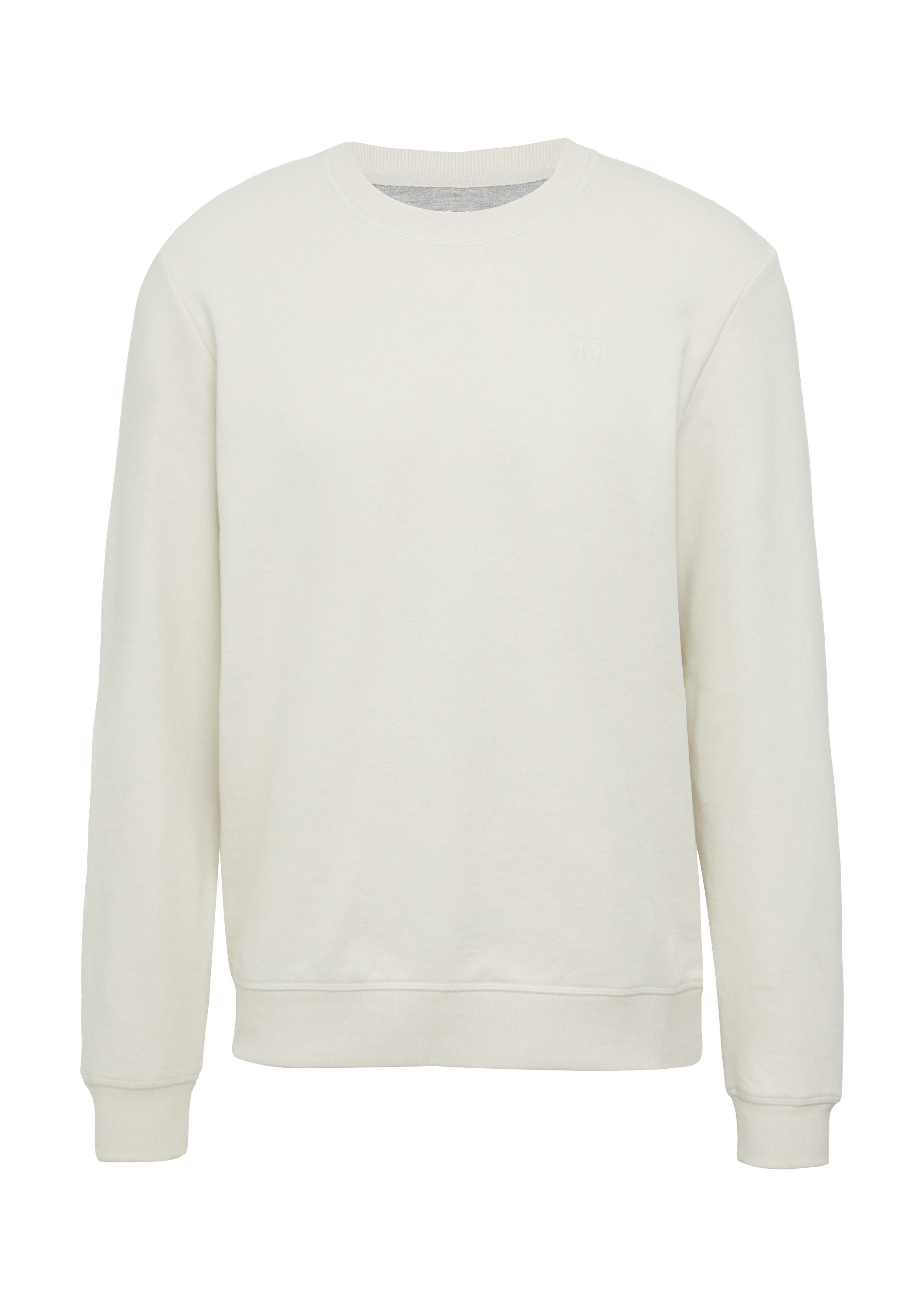 s.Oliver Sweatshirt Sweatshirt Crew Neck-Sweatshirt aus Baumwollmix mit Log günstig online kaufen
