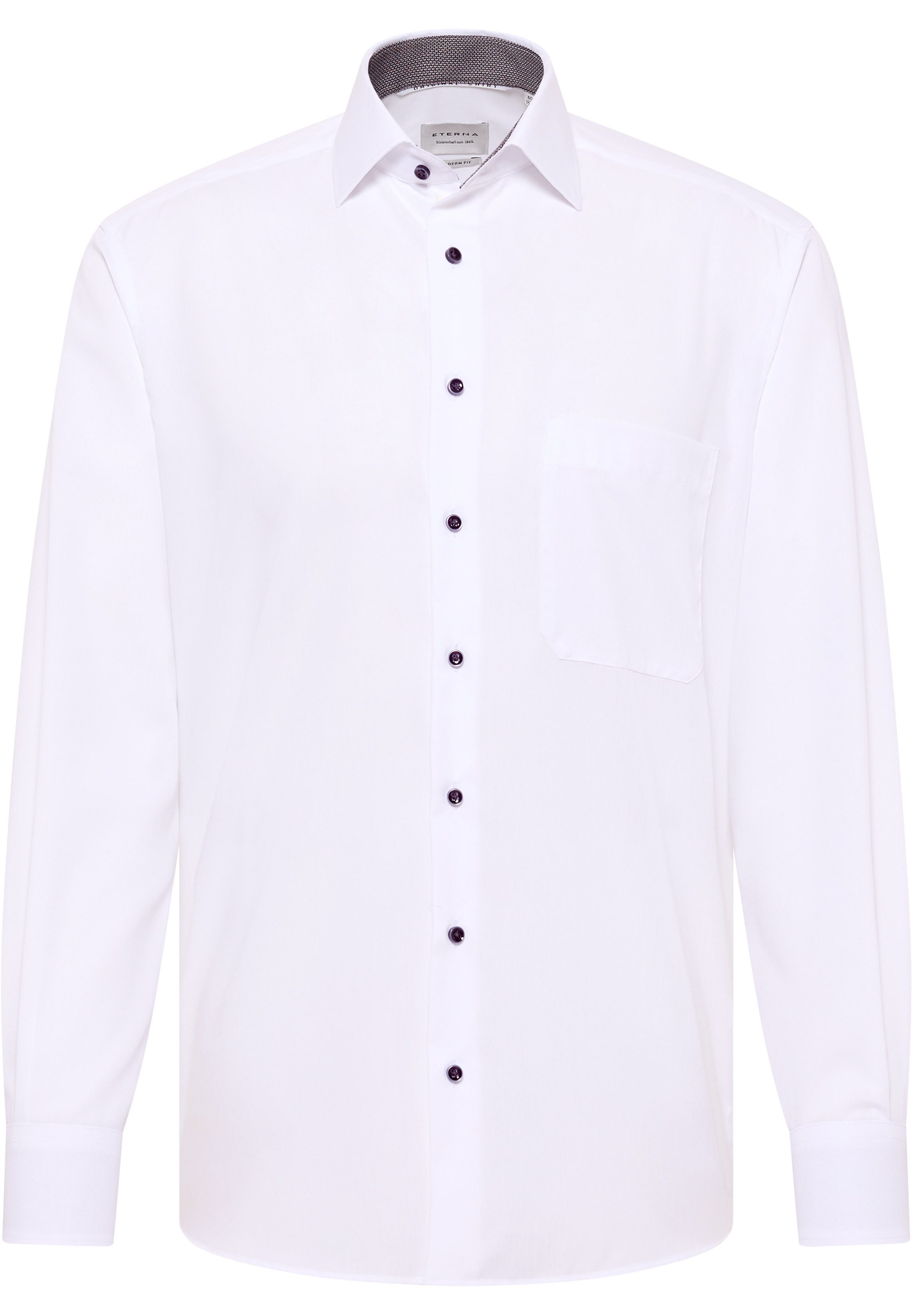 Eterna Businesshemd ETERNA COMFORT FIT Langarm Hemd weiß popeline 1311-00-E15K - ORIGINAL