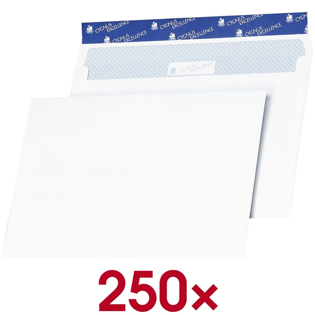 MAILMEDIA Versandtasche, DIN C4, ohne Fenster, Haftklebung, hochweiß, Innendruck, Seitenöffnung