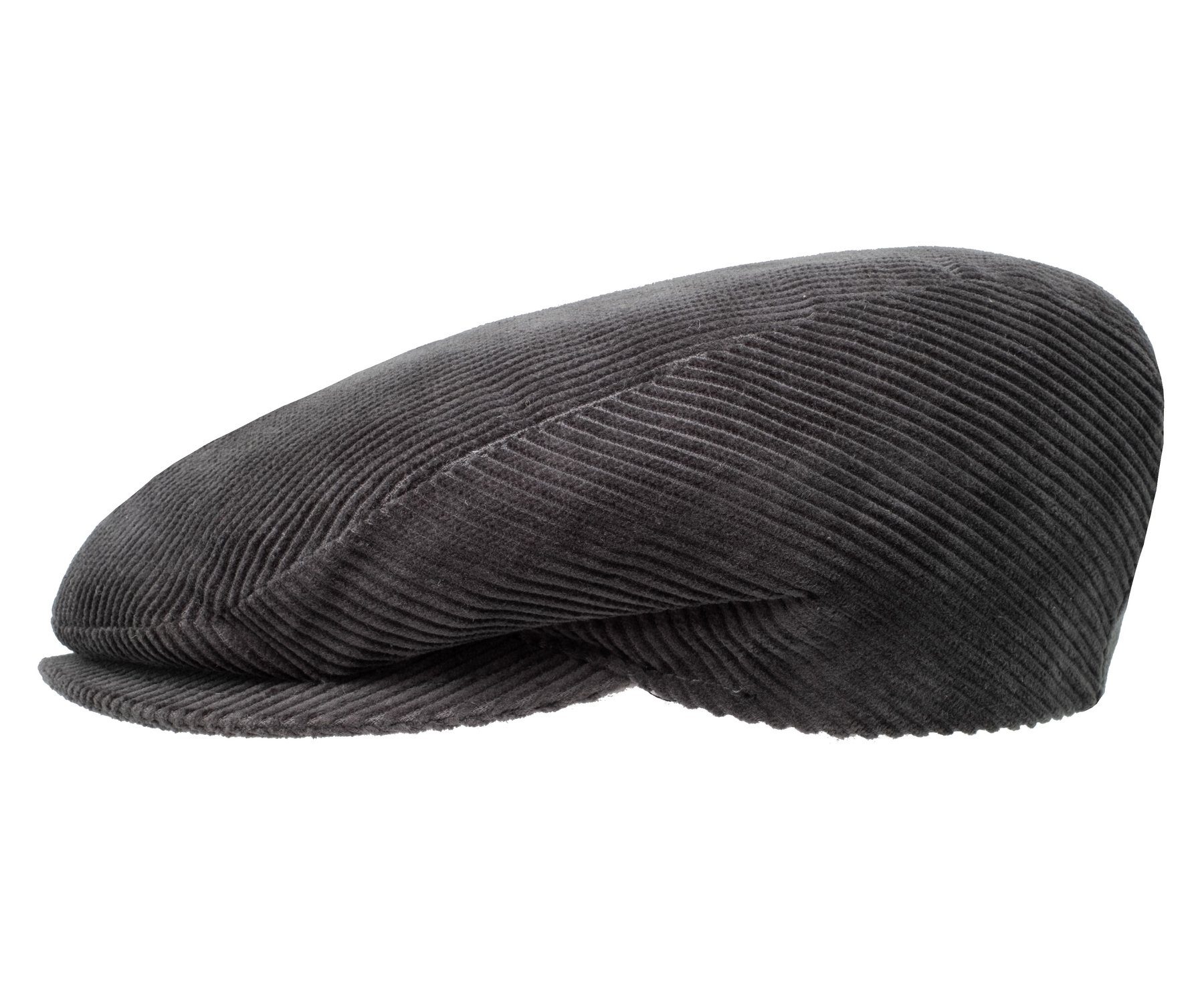 Cordmütze in schwarz Kappe Mütze Cap Flatcap neu 