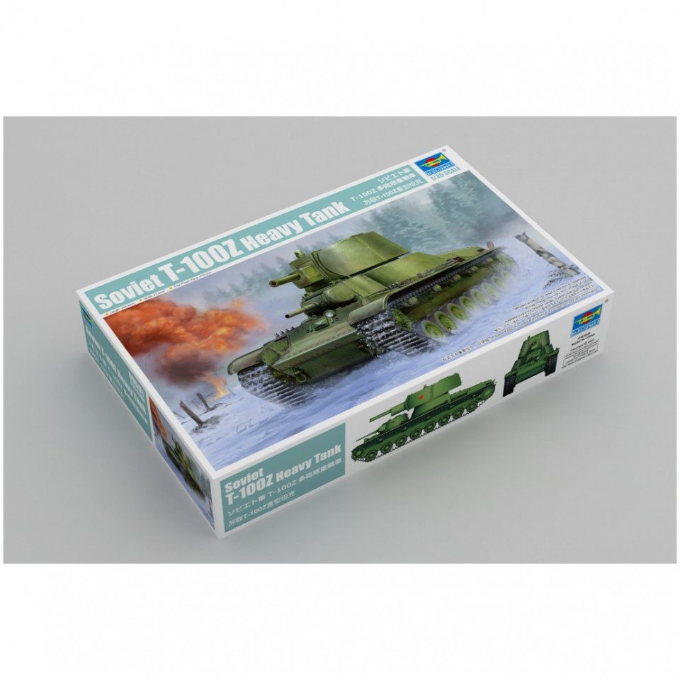 Trumpiter Trumpeter Modellbausatz, Trumpeter - Soviet T-100Z Heavy Tank - 1:35 ...