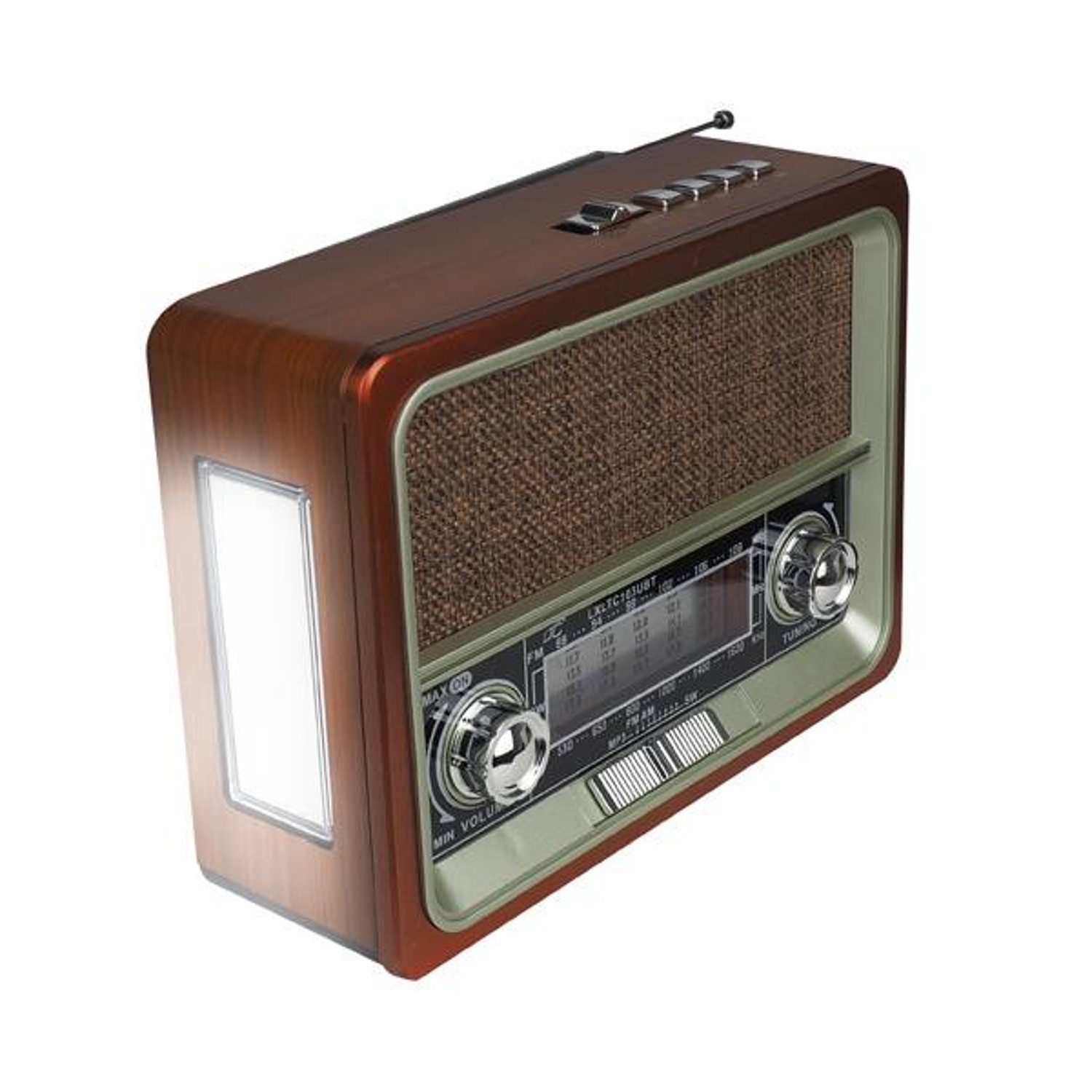 LTC LXLTC103UBT Retro-Radio (Tragbares Retro-Radio mit USB-Solarpanel Netta)