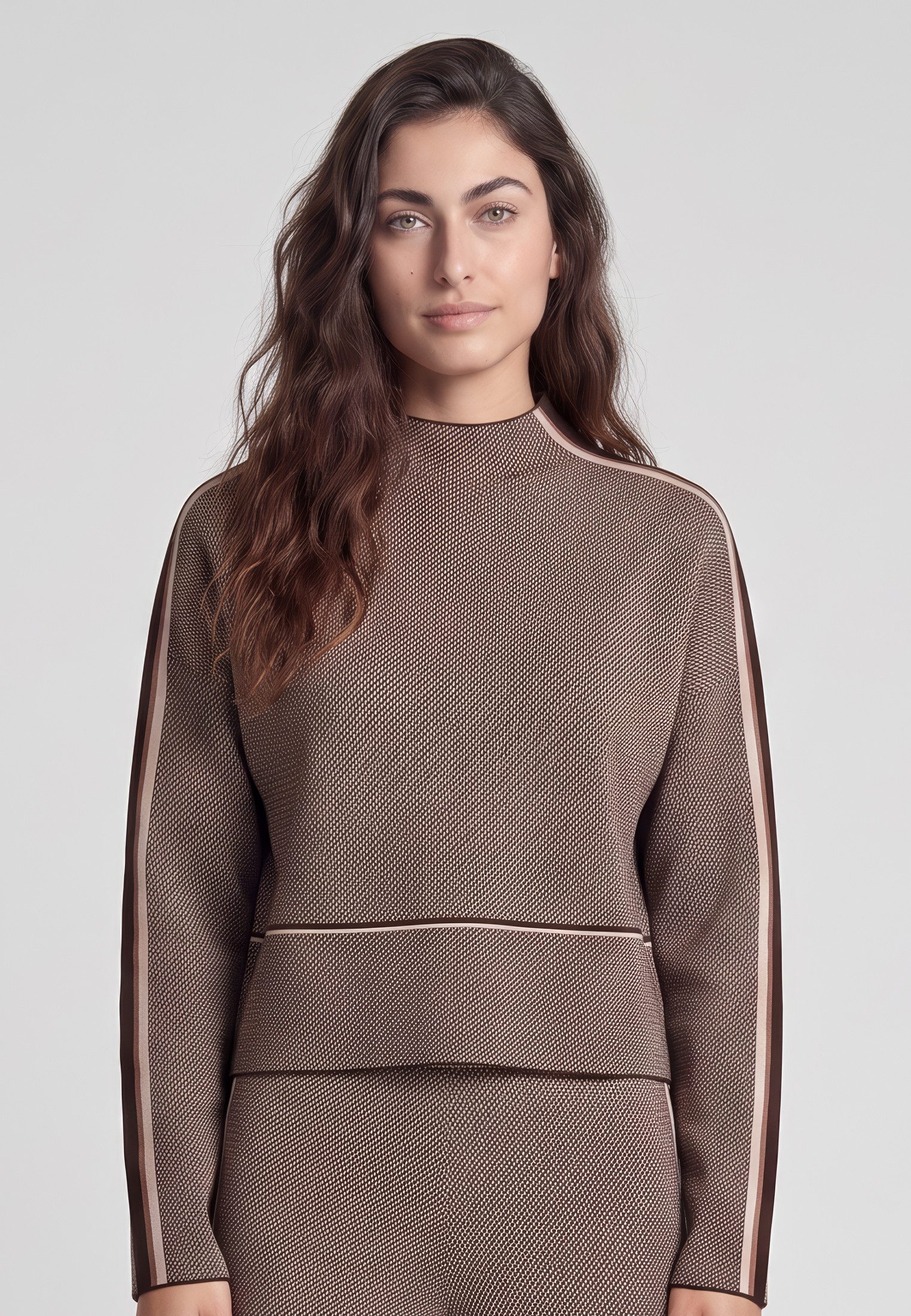 MARC AUREL Strickpullover mit Streifen