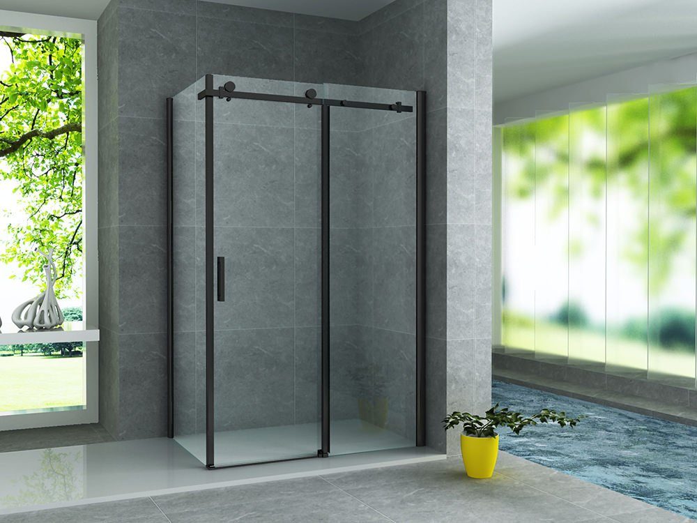 Aloni Eckdusche CRBL045-90120, BxT: 120x90 cm, günstig online kaufen