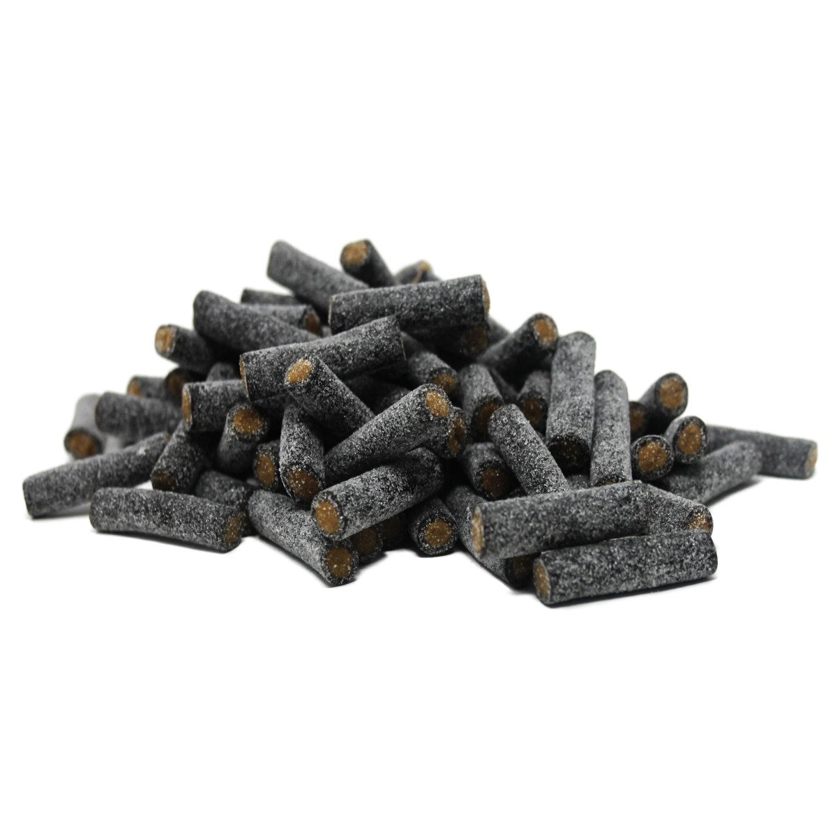 Fruchtgummi Bären & Co. Süßigkeit, Lakritz Hexenbesen gezuckertes Lakritz mit Konfektfüllung 300g