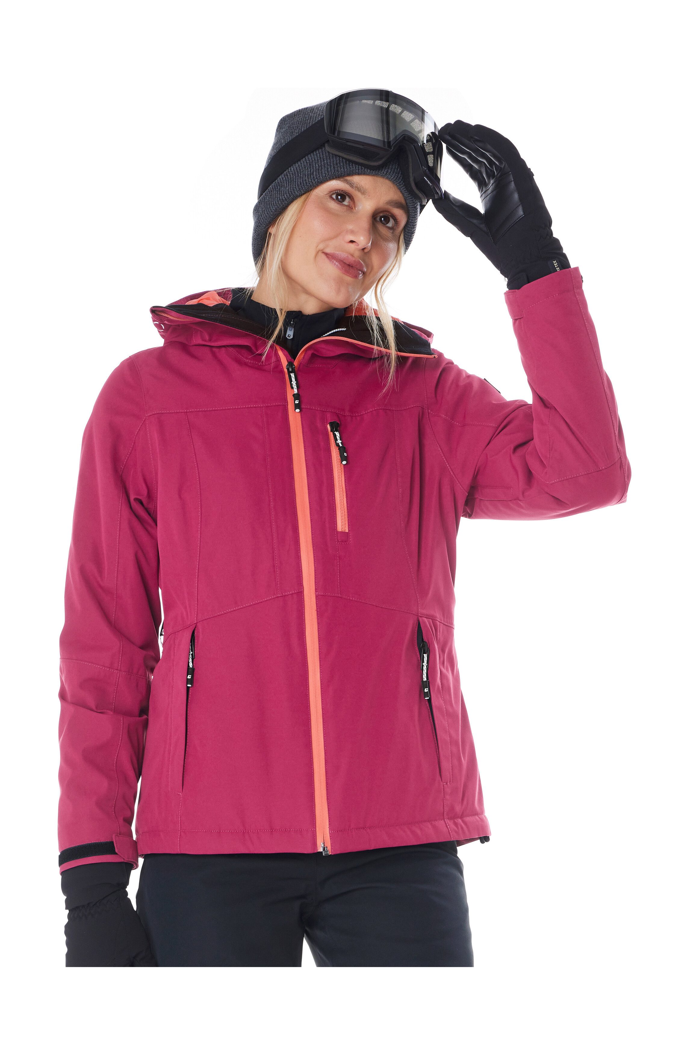 Killtec Skijacke KSW 276 WMN SKI JCKT Wasserdichte Damenjacke mit Schneefang, Atmungsaktivität und Taschen