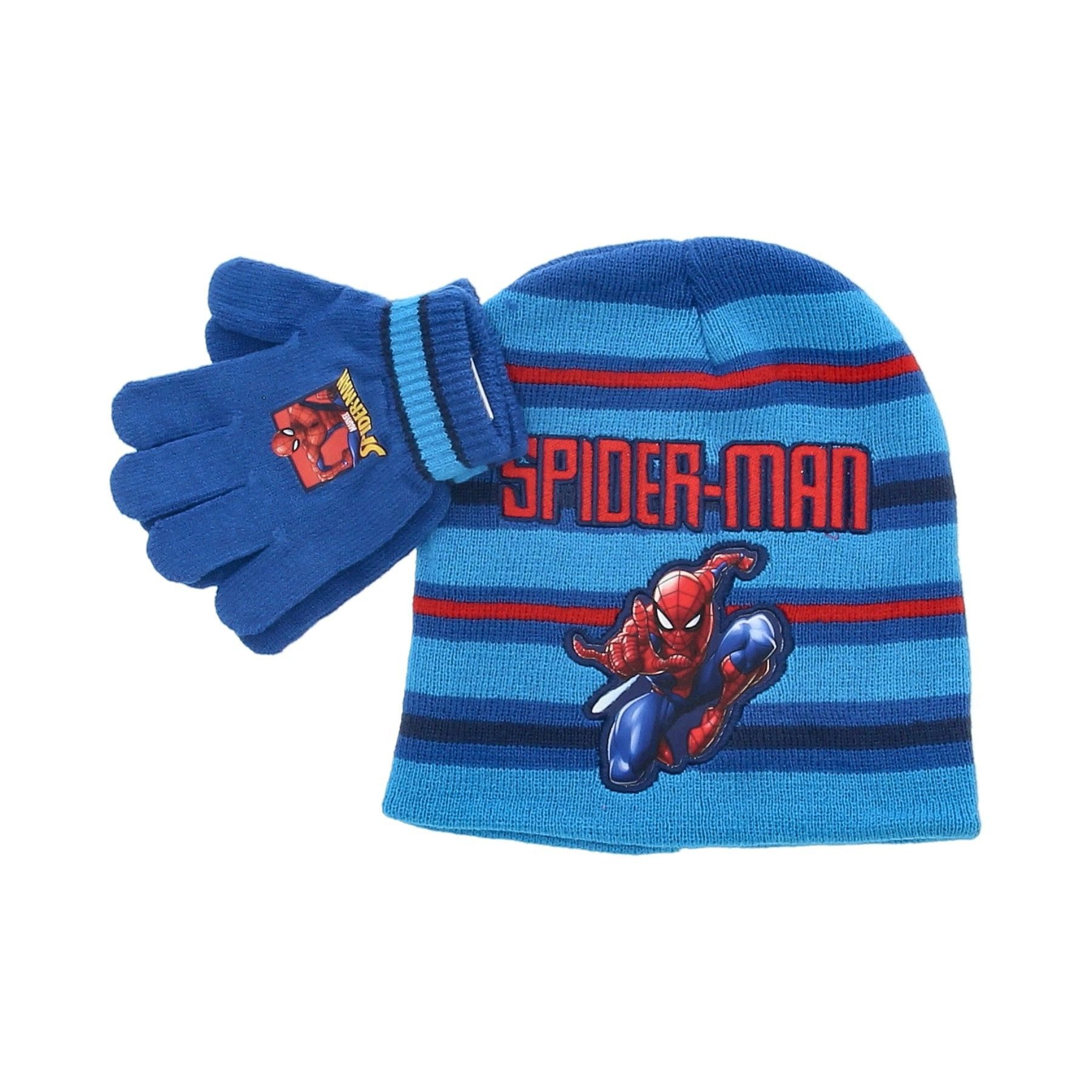 Spiderman Skimütze Winteraccessoires – Mütze und Handschuhe für junge