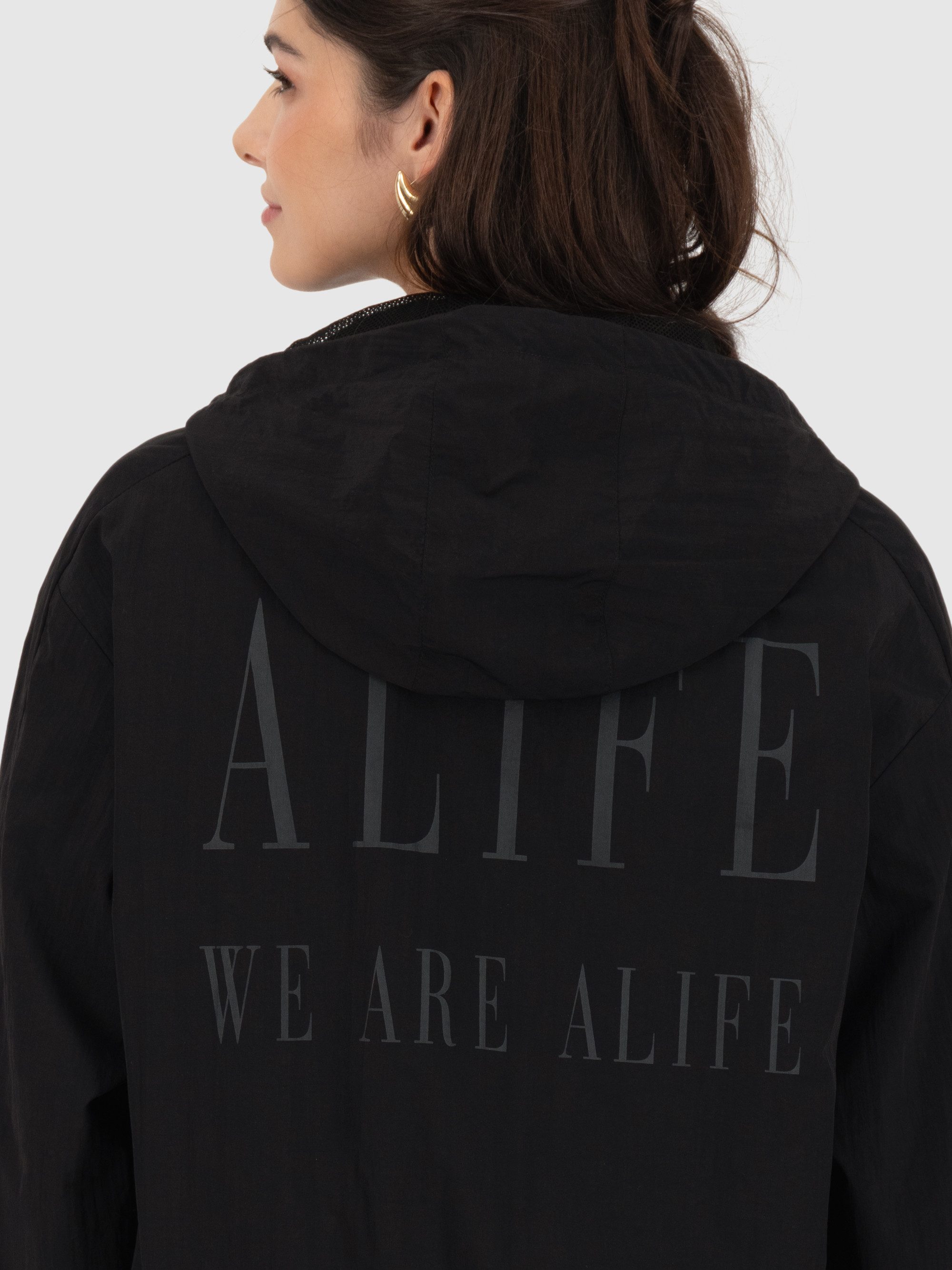 Alife & Kickin Sommerjacke Damen JovanaAK A Übergangsjacke, Jacke leichte Übergangsjacke Windbreaker mit Kapuze und Reißverschluss – Bild 5 von 5