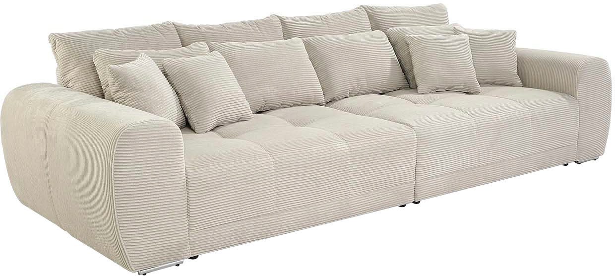 Jockenhöfer Gruppe Big-Sofa Moldau XXL, B: 306 cm, Mega-Sofa, mit 4 Zierkis günstig online kaufen