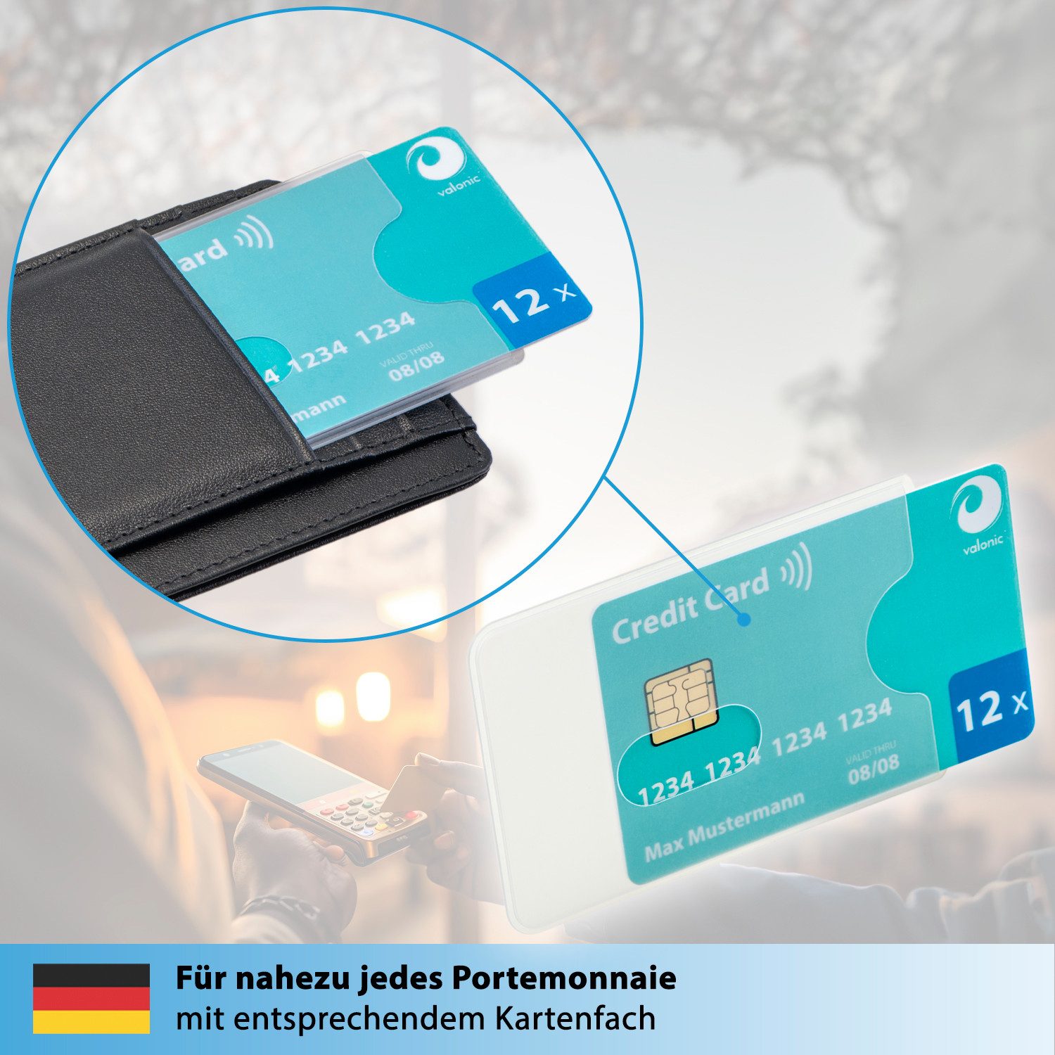 valonic Etui valonic - Kreditkartenhüllen 12 günstig online kaufen
