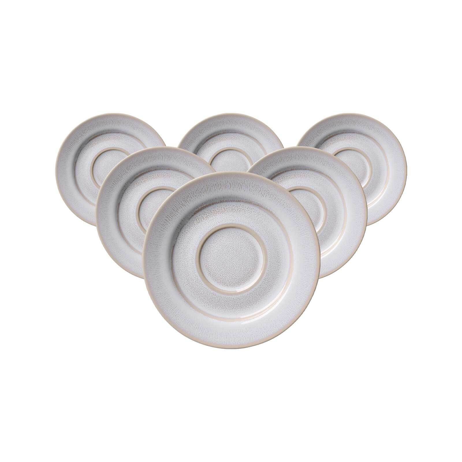 Ritzenhoff & Breker Untertasse Laredo Espressountertassen ø 12,5 cm 6er Set, (6 St)