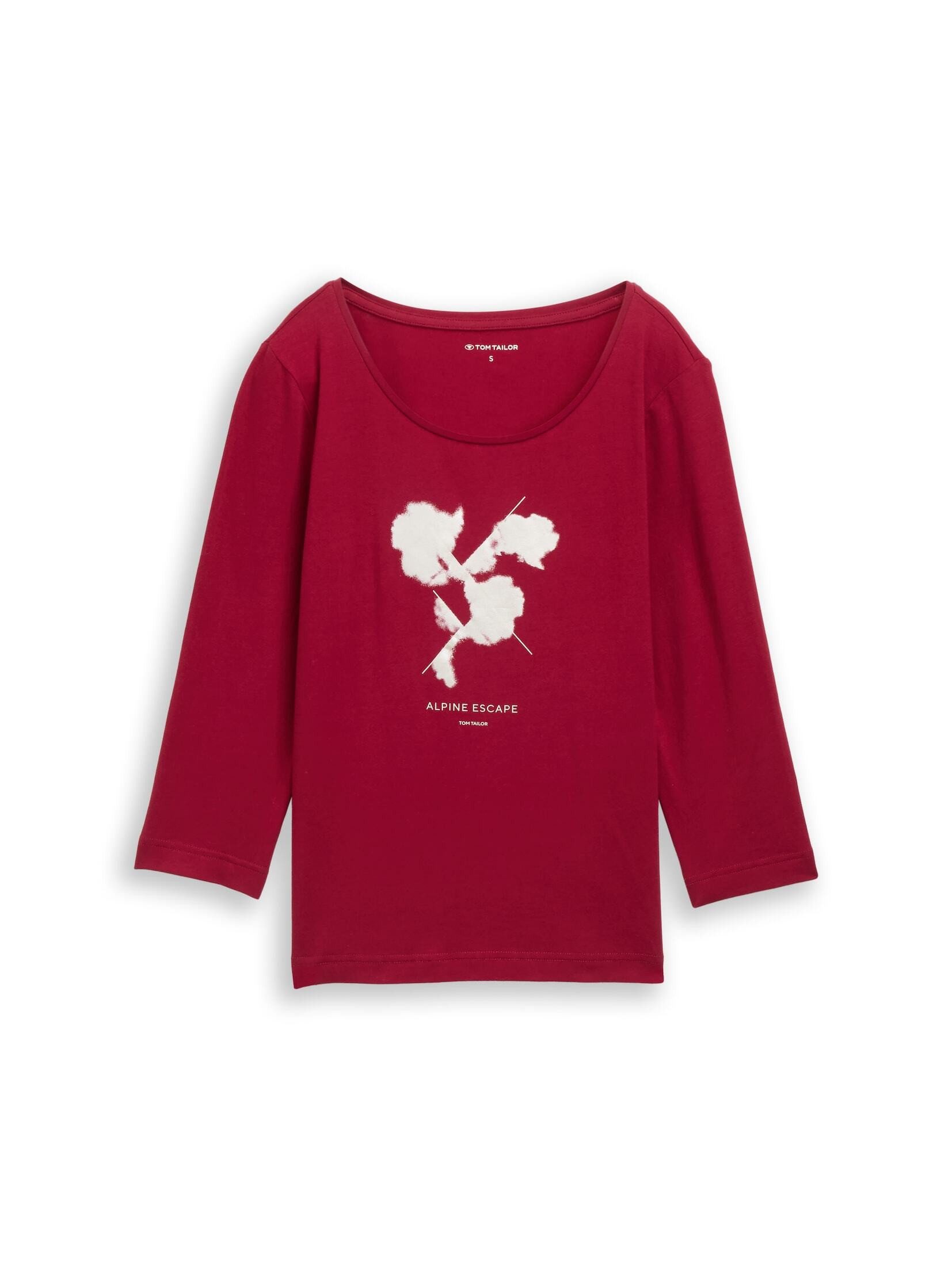 TOM TAILOR 3/4-Arm-Shirt T-Shirt Langarmshirt mit Print günstig online kaufen