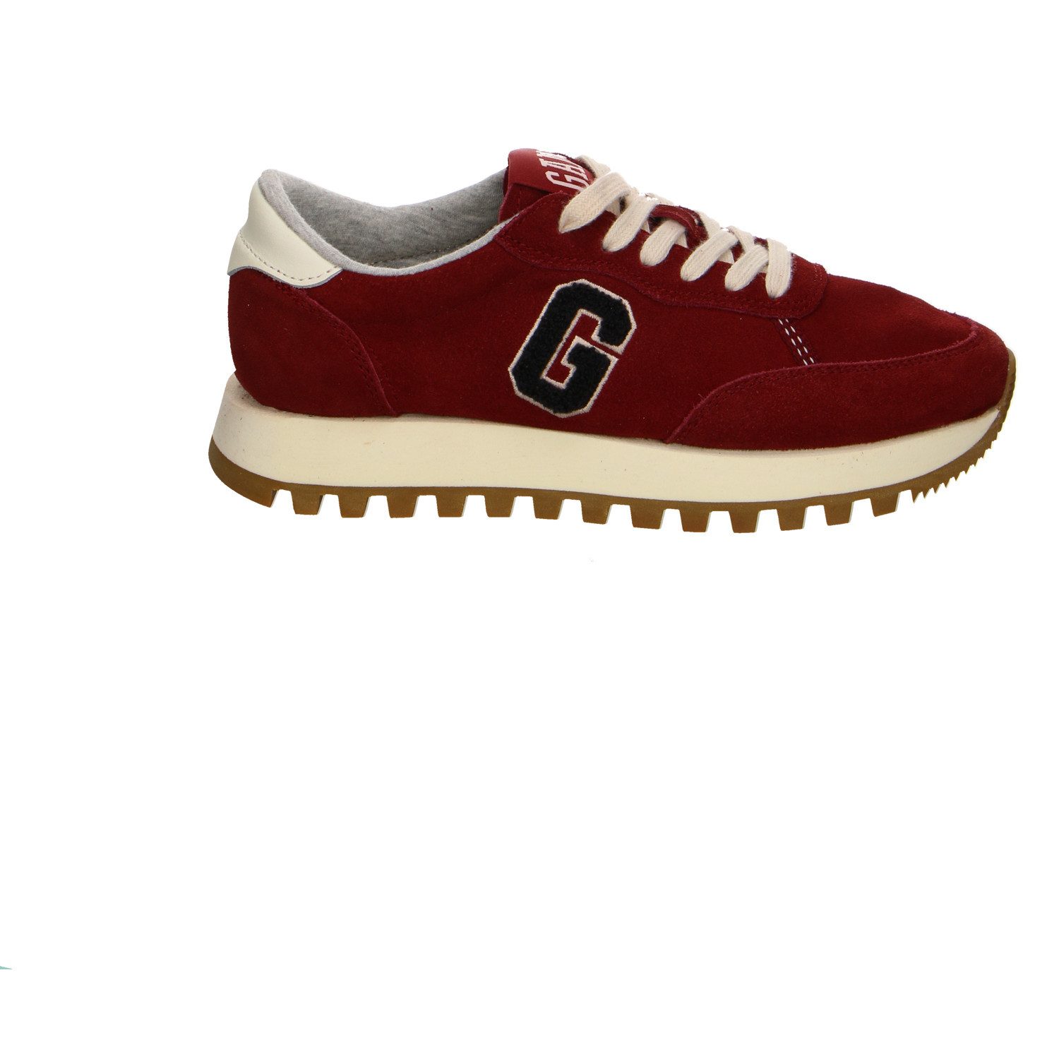 Gant Caffay Velour Schnürschuhe rot Schnürschuh