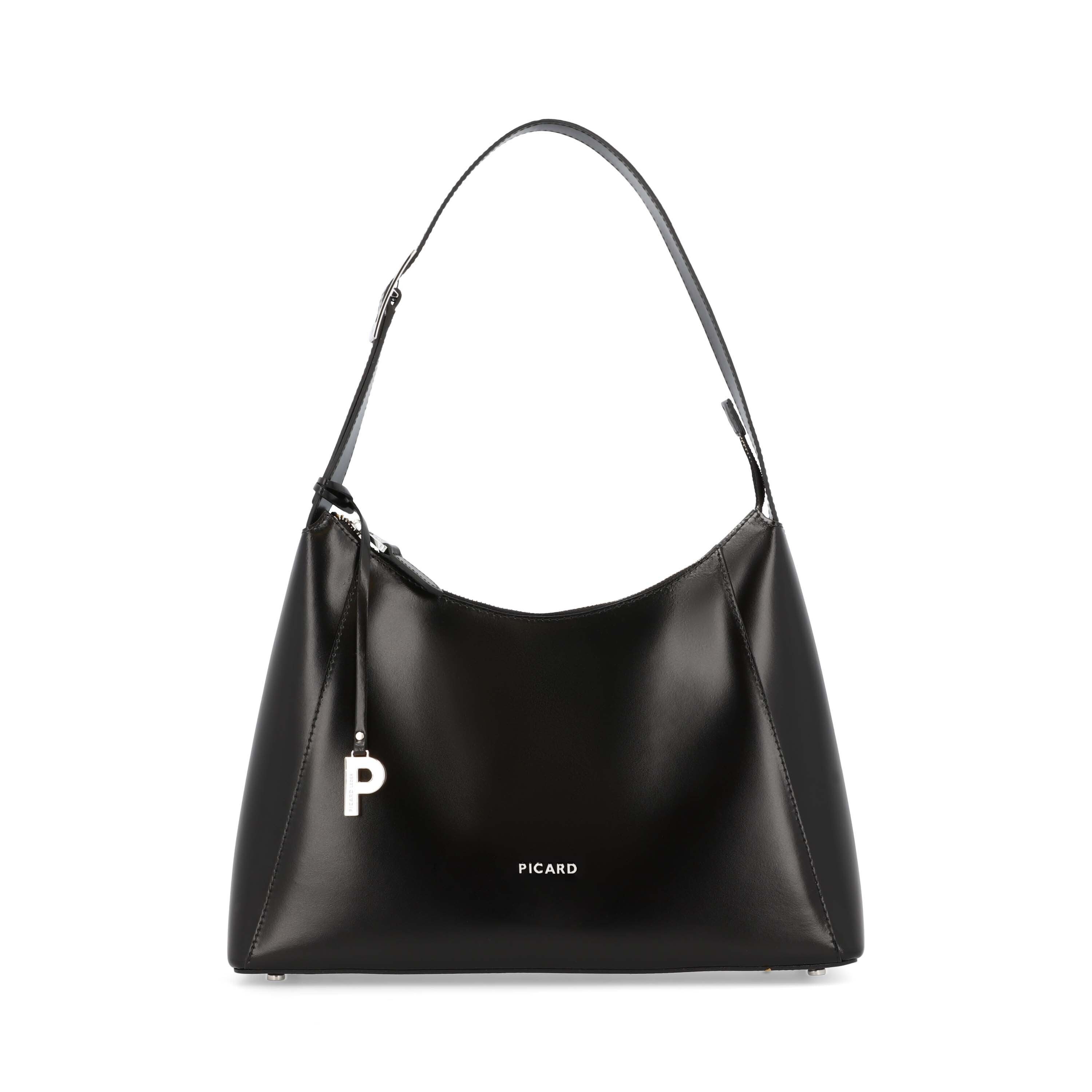 Picard Schultertasche PICARD Schultertasche Black Tie aus Echtleder