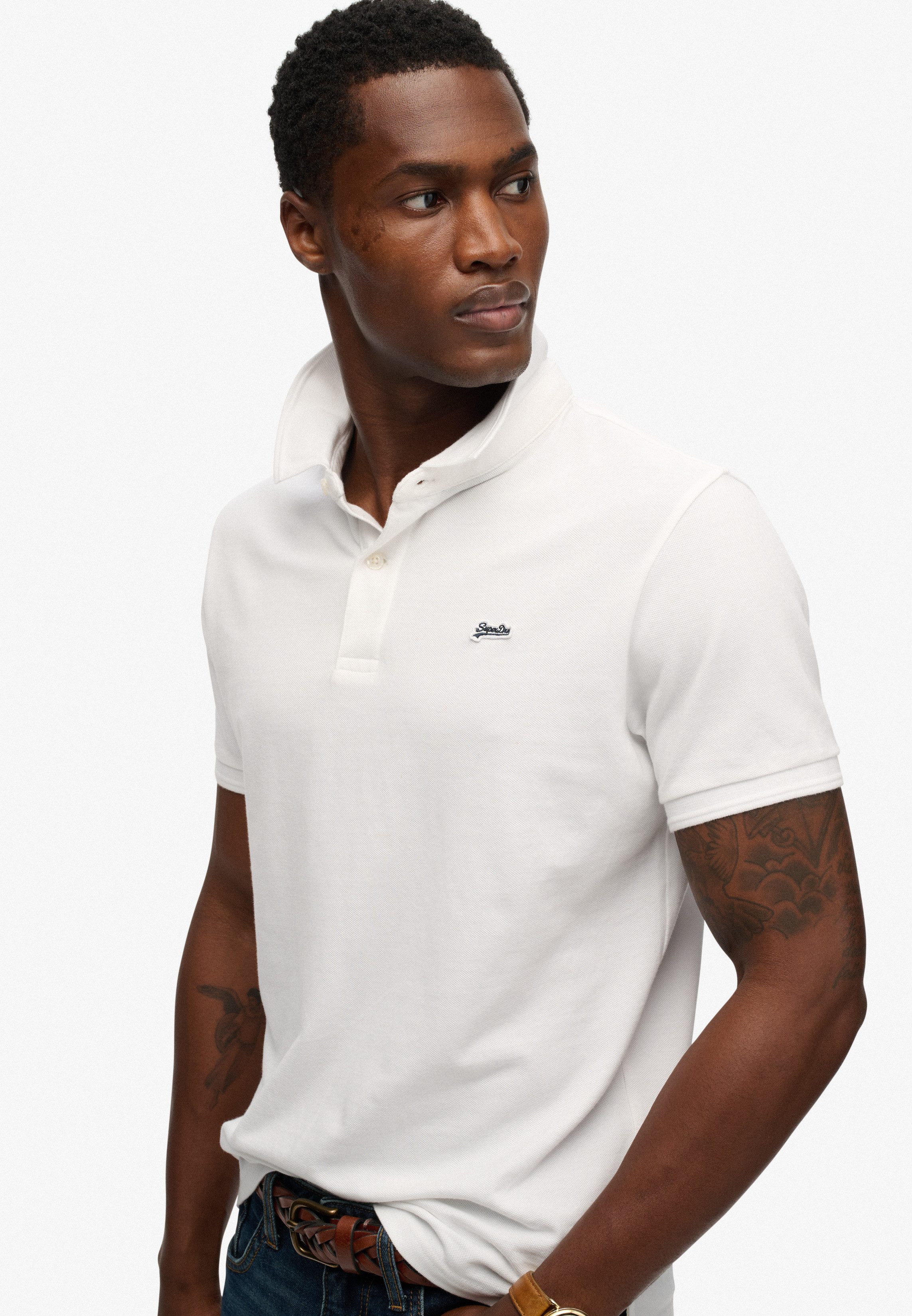Superdry Poloshirt CLASSIC PIQUE POLO Baumwolle, relaxed fit – Bild 2 von 5