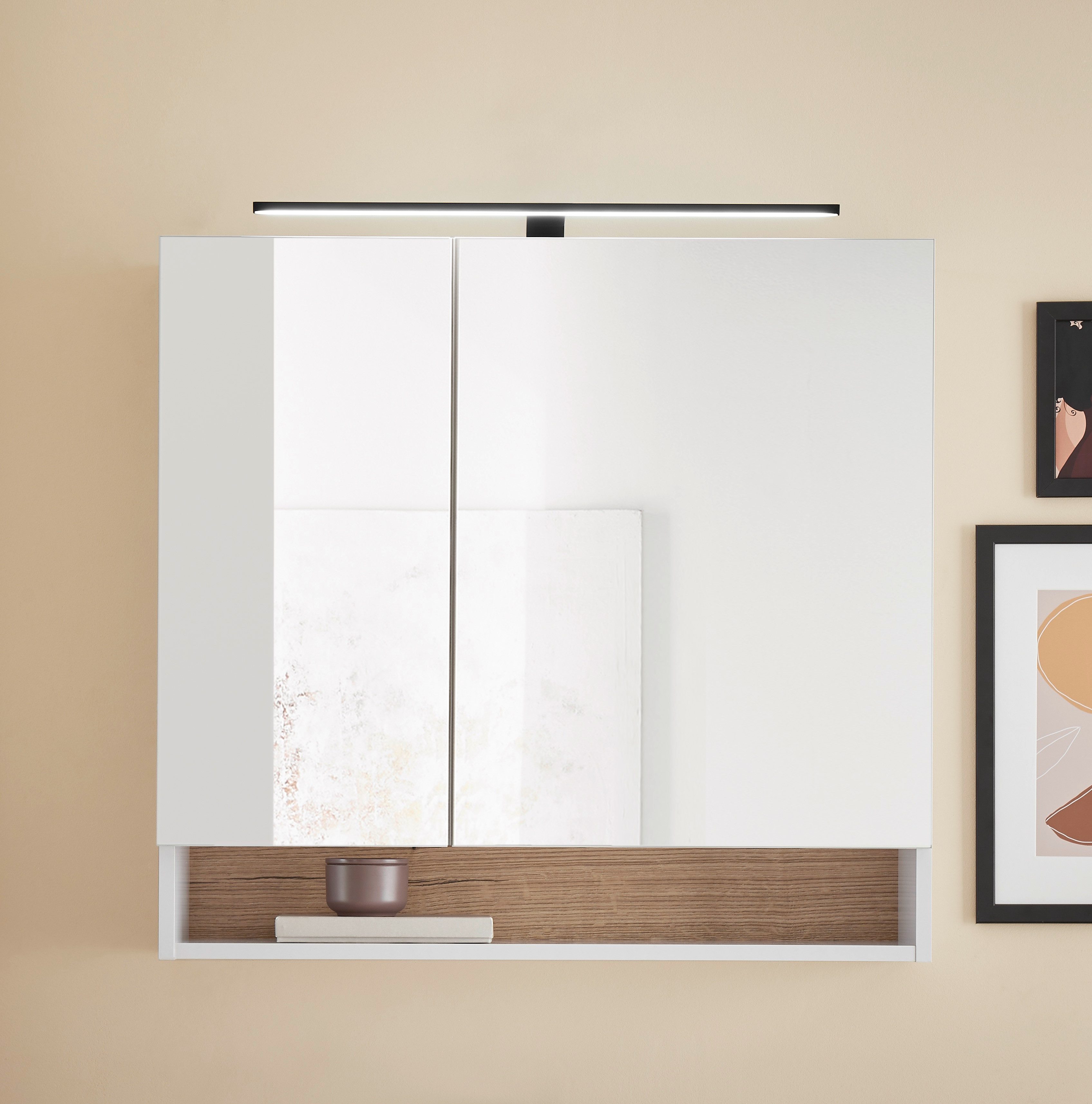 BASIC by Balculina Spiegelschrank Denver Spiegelschrank, Badezimmerschrank günstig online kaufen