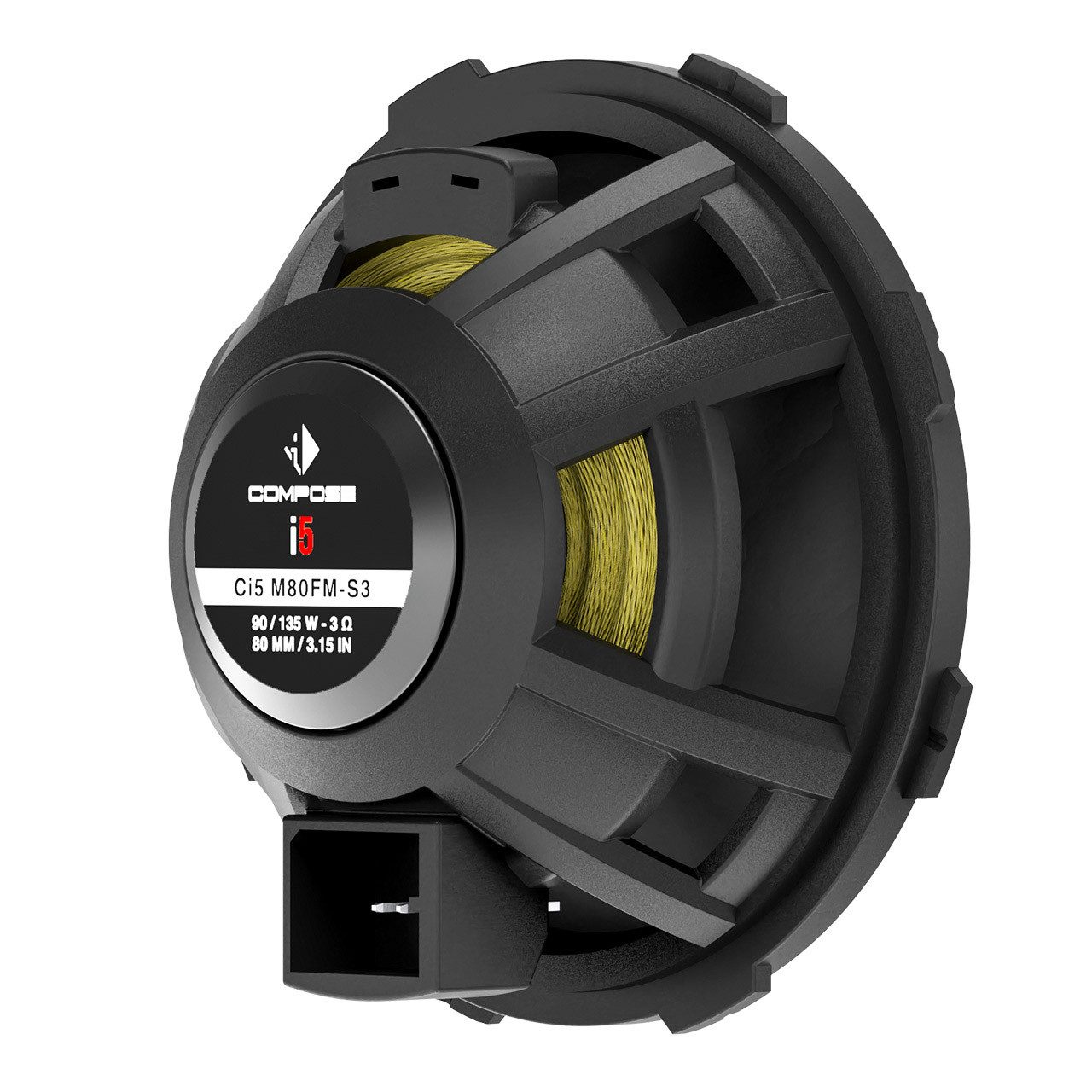 Helix Compose Ci5 M80FM-S3, 80mm Advanced Mitteltöner Auto-Lautsprecher (90 W)