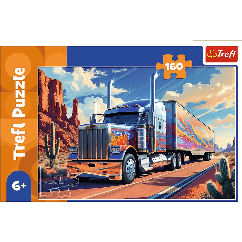 Trefl Puzzle Puzzle Truck auf dem Weg 160 Dlks, Puzzleteile