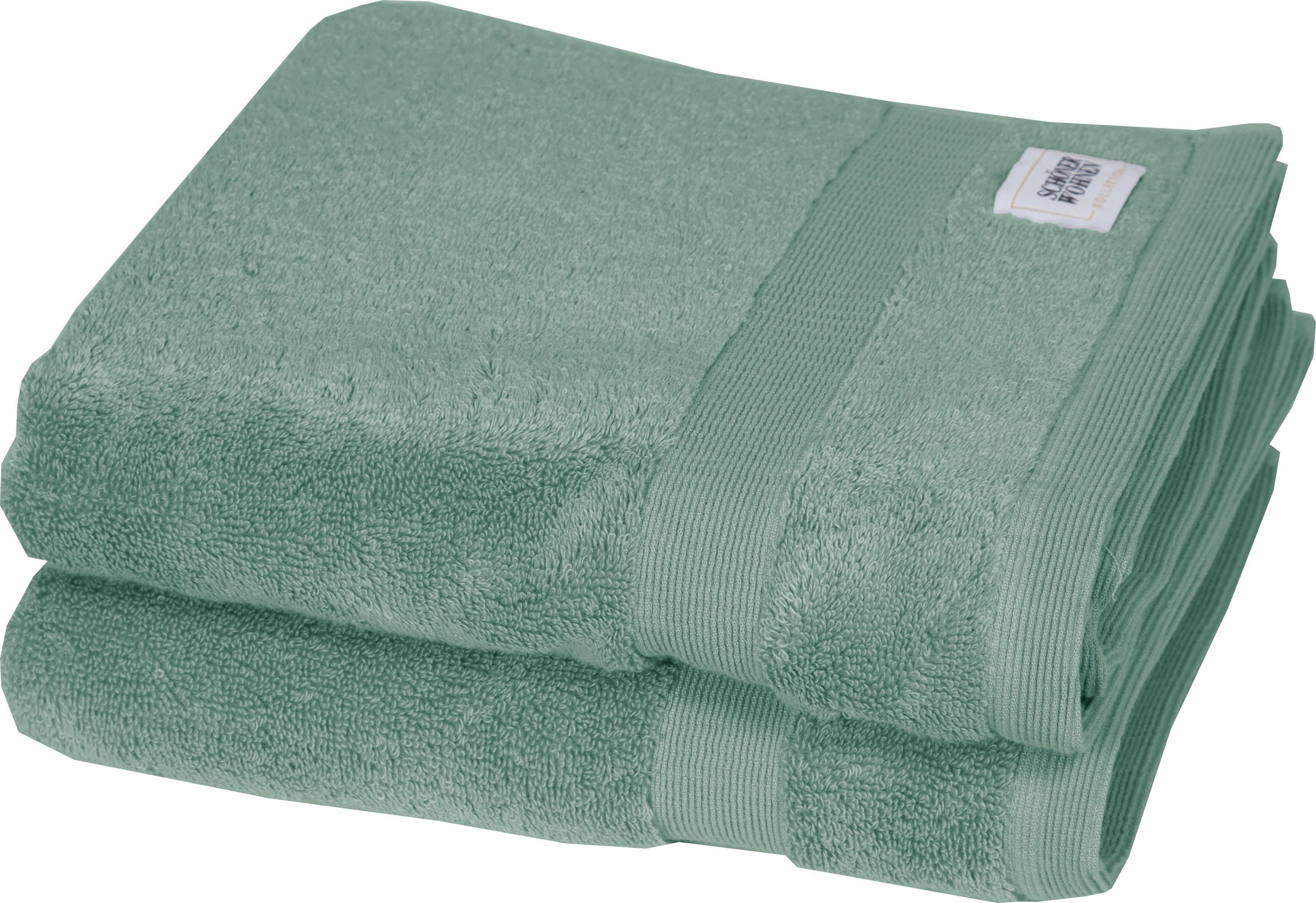 WOHNEN-Kollektion Airtouch-Qualität Cuddly, (2-St), SCHÖNER Frottier schnell trocknende Handtücher