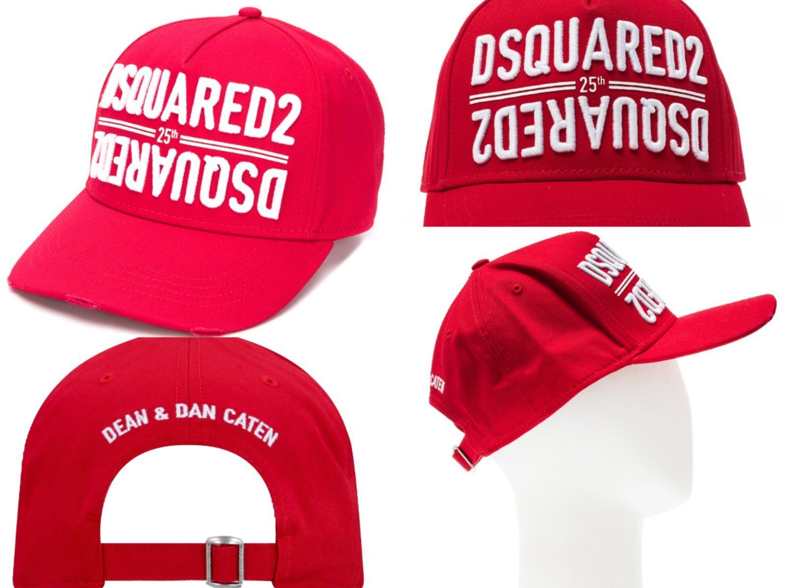 Dsquared2 Baseball Cap Dsquared2 Iconic 25th Edition Ltd. Patch Baseballcap Cap Kappe Basebal