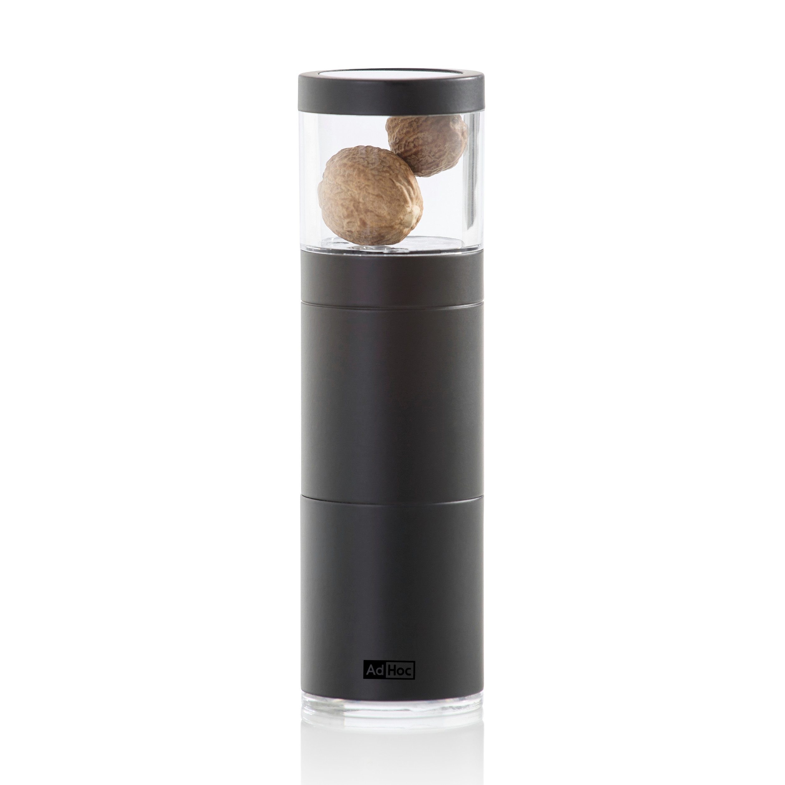 AdHoc Muskatmühle Muskatino manuell, (1 Stück), ideal für Muskatnuss