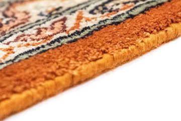 Teppich Kaschmir Seide Teppich handgeknüpft braun, morgenland, rechteckig, Höhe: 6 mm