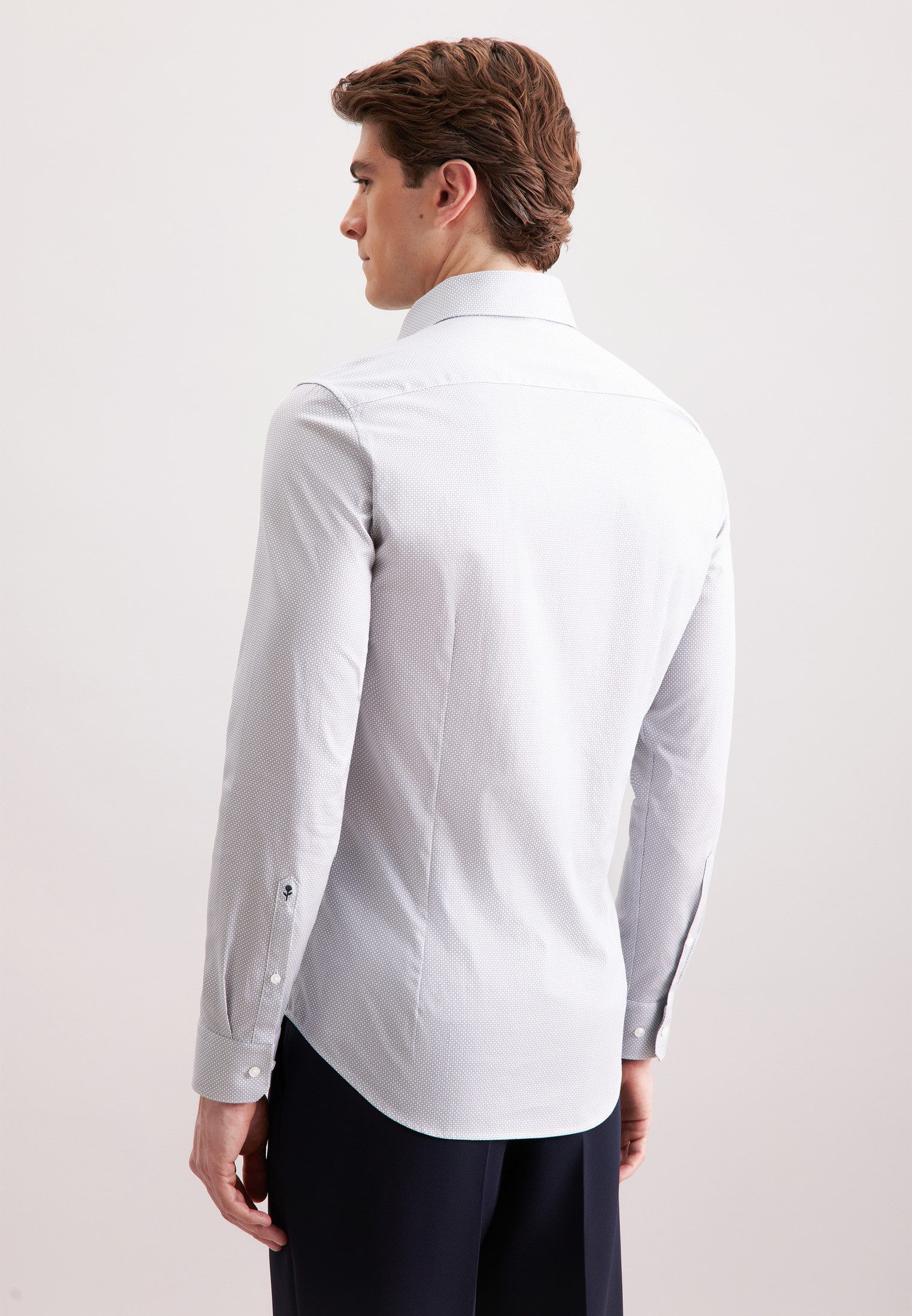 seidensticker Businesshemd Schwarze Rose Slim 1/1 Covered-Button-Down-Krage günstig online kaufen