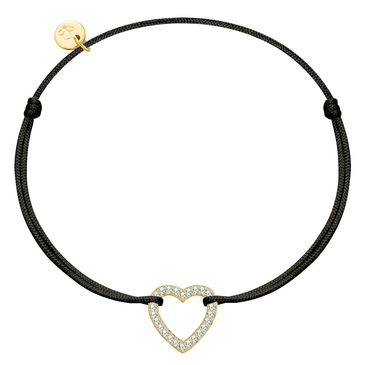 Armband Herz gelbgold