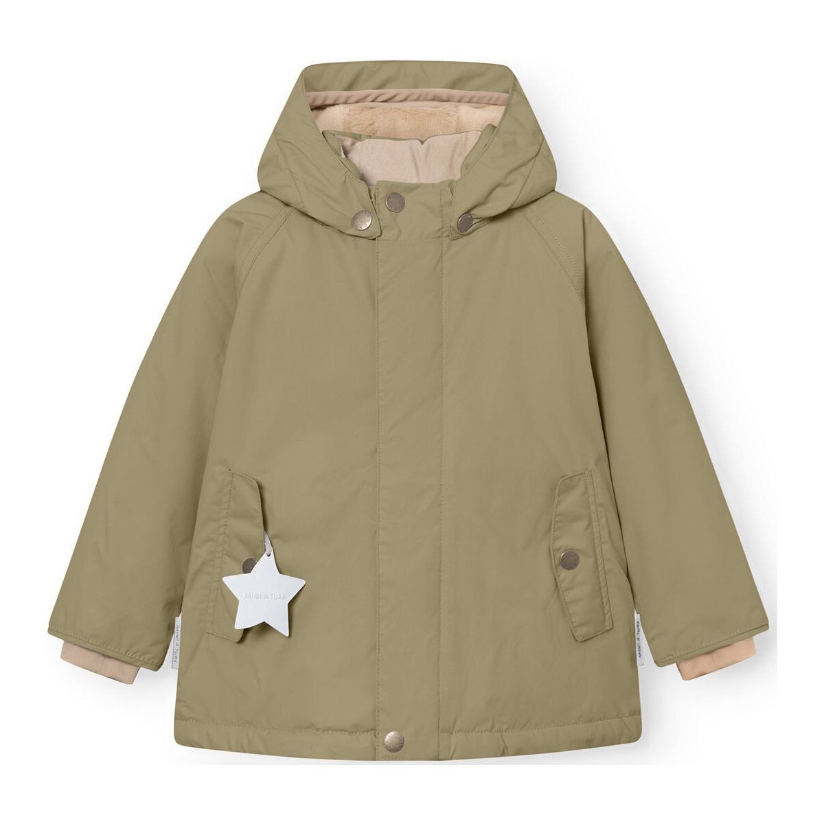 MINI A TURE Funktionsparka Matwally Fleece Lined Winter jacket. GRS Hochwertige Kinder-Winterjacke mit Fleecefutter, wind- und
