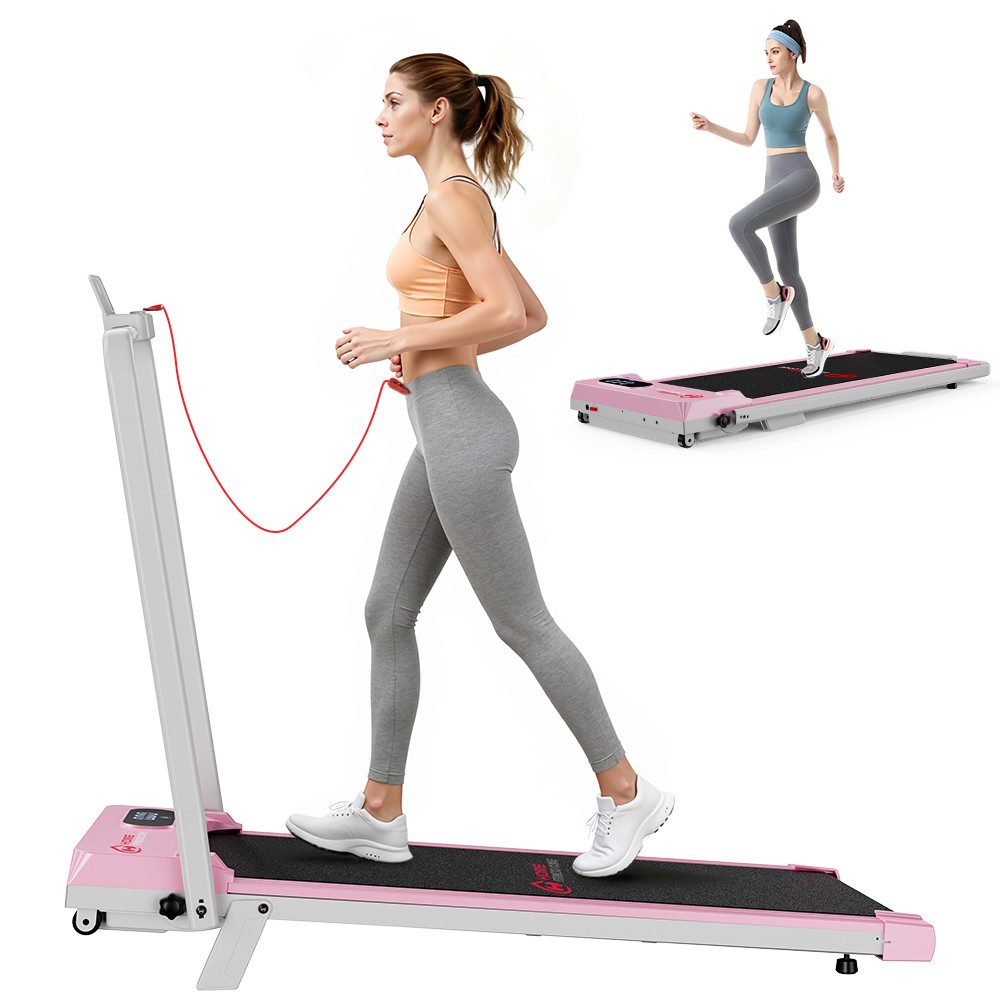 Hamlody Laufband Walking Pad Laufband für Zuhause, Unter Schreibtisch Laufband (1-6 km/h Gehband, Schreibtisch Laufband Leise, 2,5 HP Motor, 120 kg Tragkraft), LED Anzeige für Homeoffice