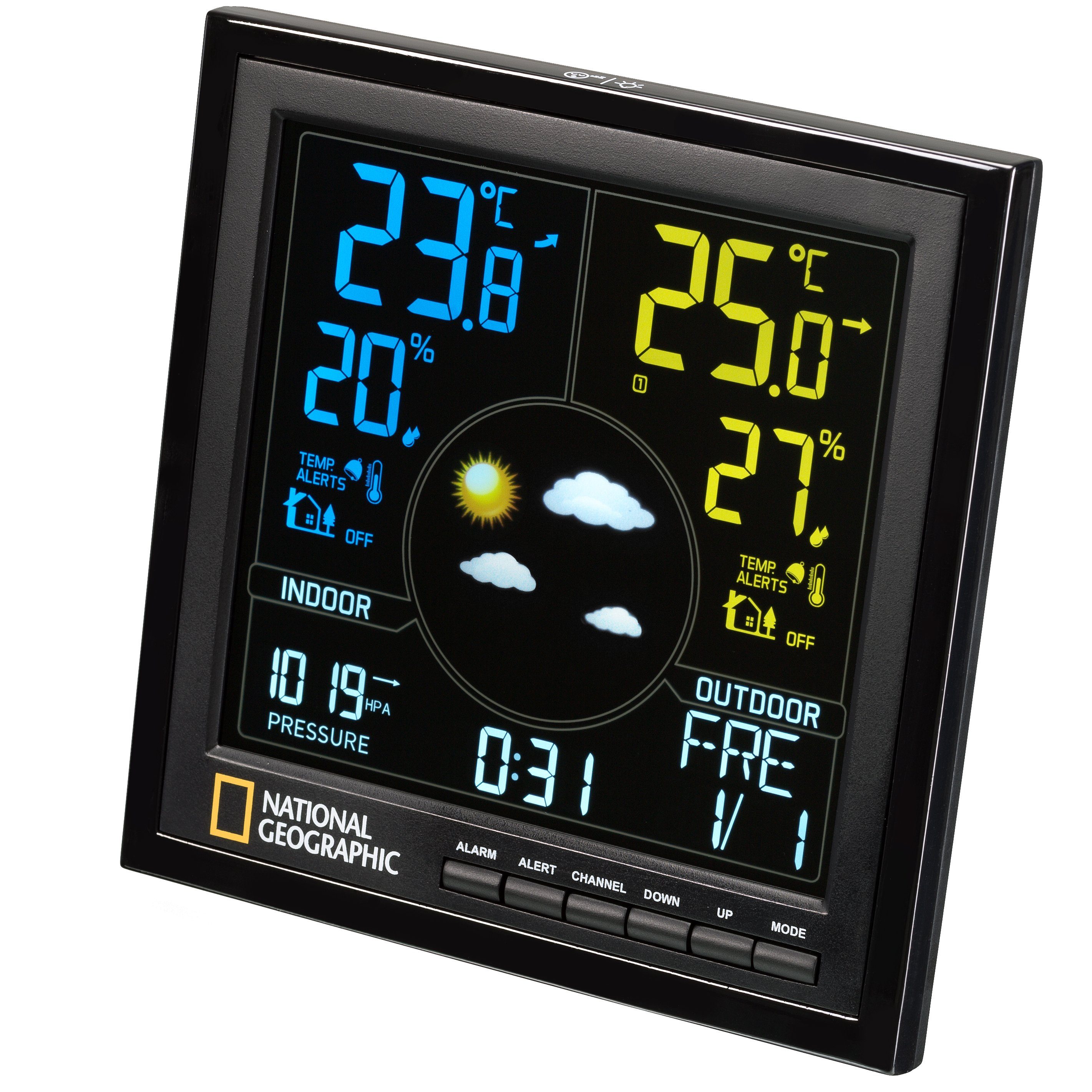 NATIONAL GEOGRAPHIC NATIONAL GEOGRAPHIC VA Farb-Funkwetterstation Wetterstation