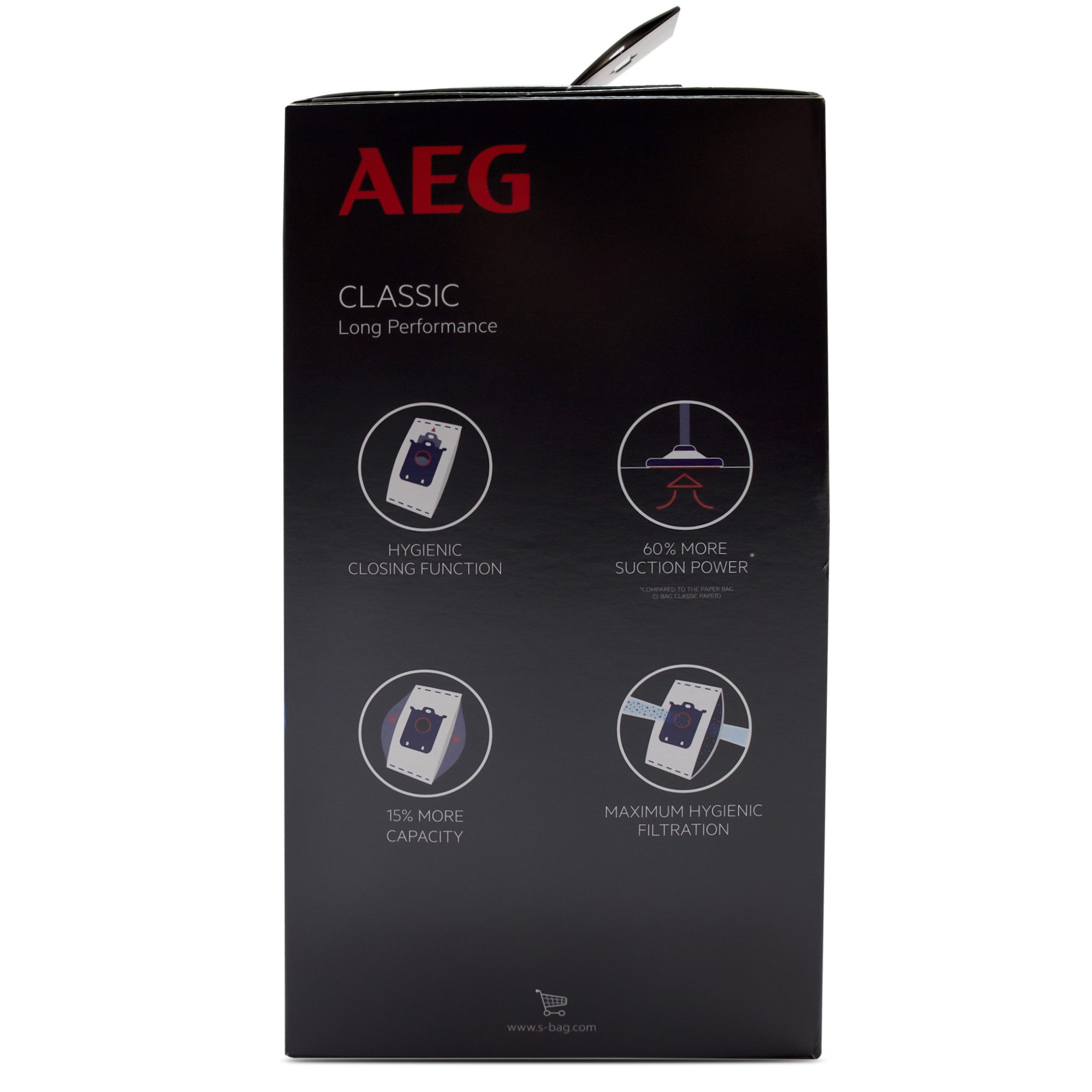 AEG Staubsaugerbeutel Filterbeutel AEG 900168824/2, für Bodenstaubsauger 12Stk + Filter