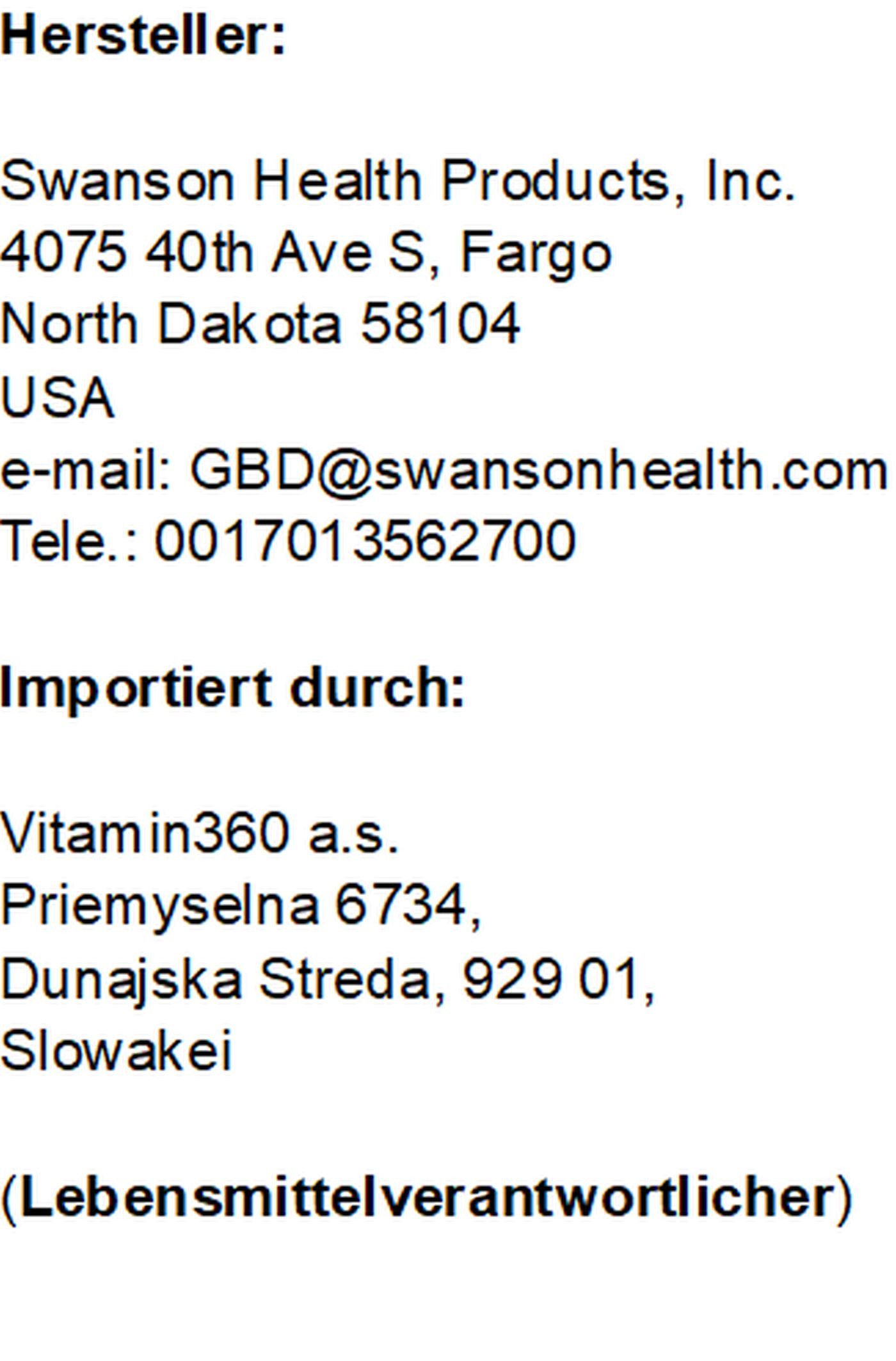 Swanson Health Products Swanson Muira Puama Extract 400mg - 90 Kapseln Kapseln