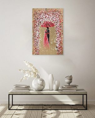 KUNSTLOFT Gemälde Blossoming of the Senses 60x90 cm, Leinwandbild 100% HANDGEMALT Wandbild Wohnzimmer