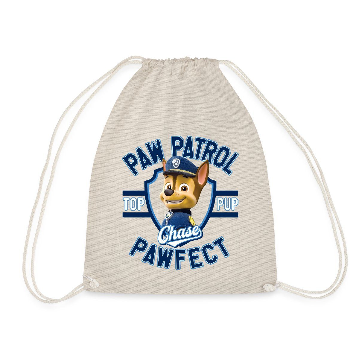 Spreadshirt Turnbeutel Paw Patrol Chase Pawfect Turnbeutel (1-tlg)