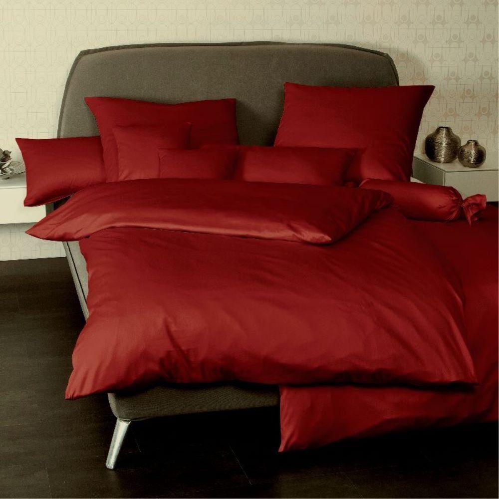 Janine Bettwäsche "Colors 31001" 3 Stk. tlg. feinfädige uni Bettwäsche für günstig online kaufen