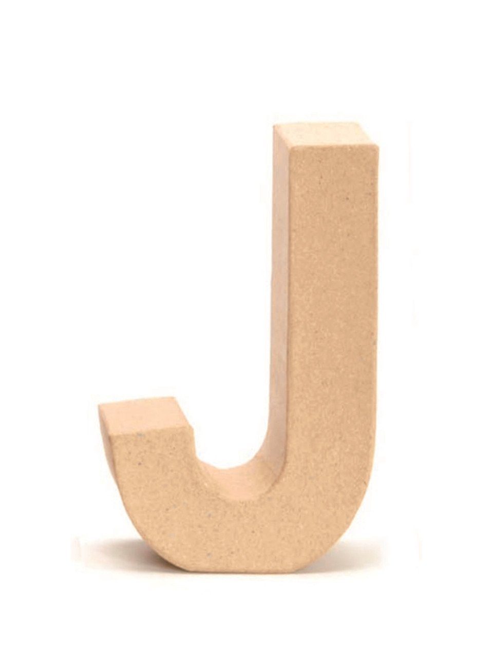 Deko-Buchstaben Glorex Papp-Buchstabe J 17,5 x 5,5 cm