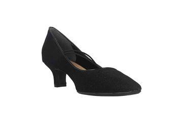 J.Reneé Idenah Black Glitter Pumps